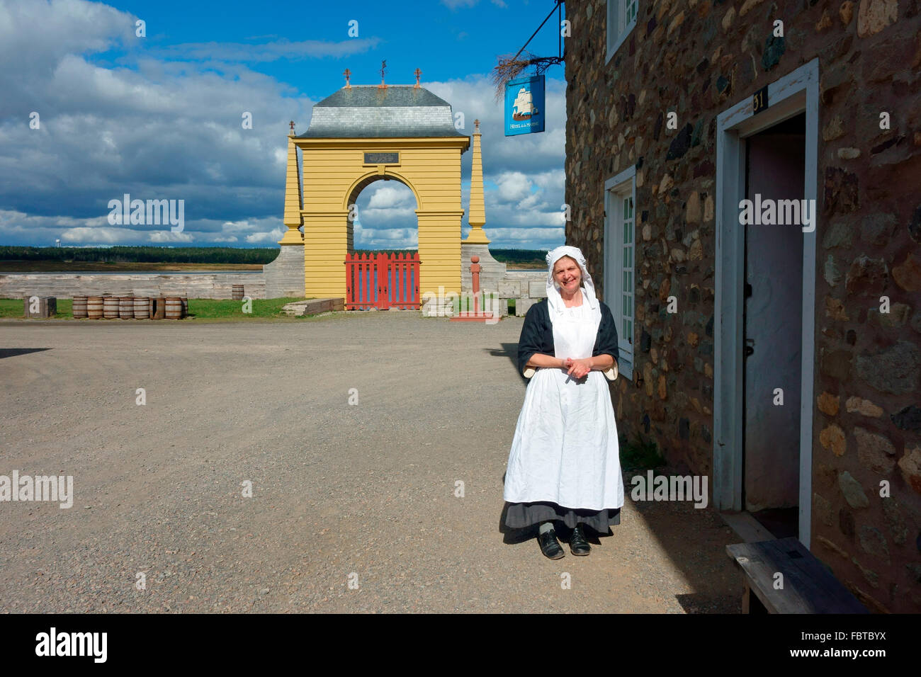 Fortress of Louisbourg National Historic Site Cape Breton, Nova Scotia Canada Banque D'Images