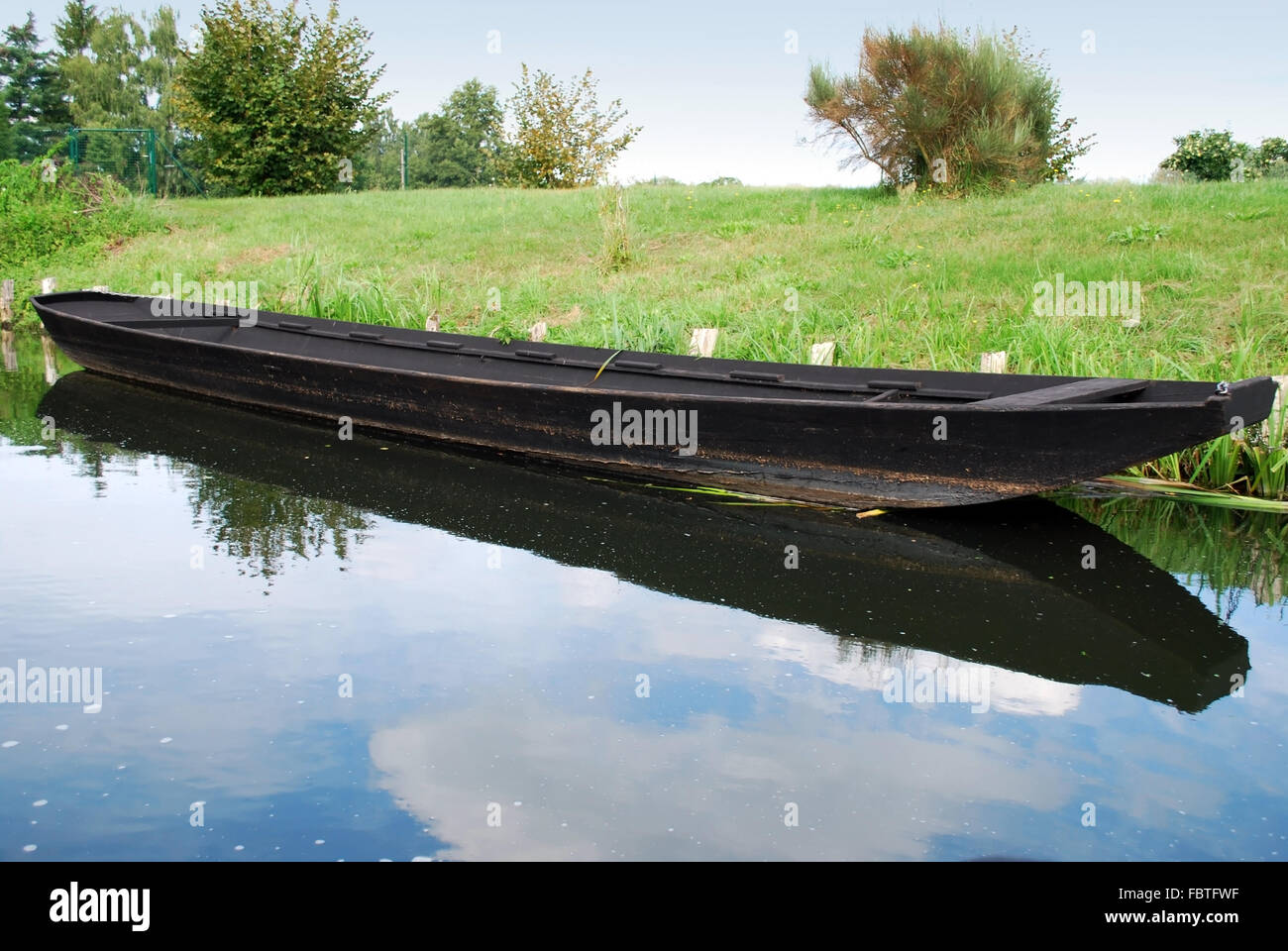 bateau de Spreewald Banque D'Images