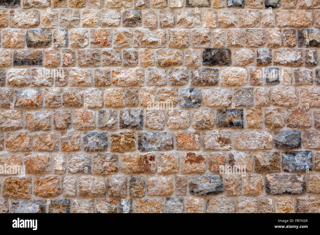 La texture du mur de pierre naturelle pour le fond Banque D'Images