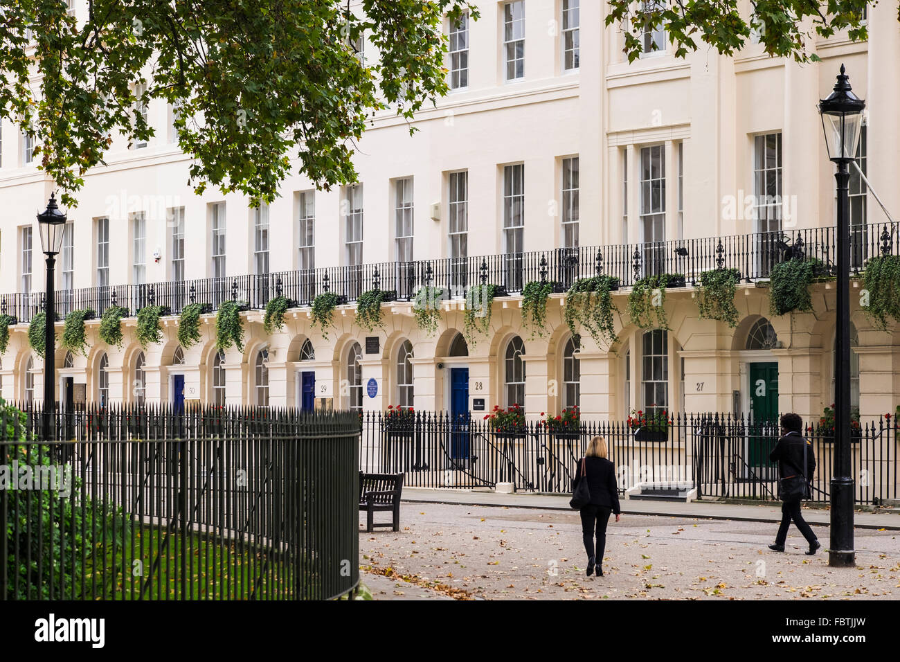 Fitzroy Square, Londres, Angleterre, Royaume-Uni Banque D'Images