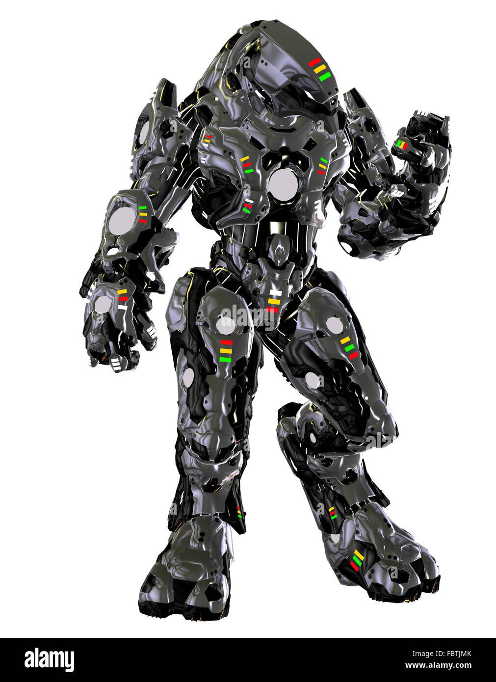 Combat robot Banque d'images détourées - Alamy