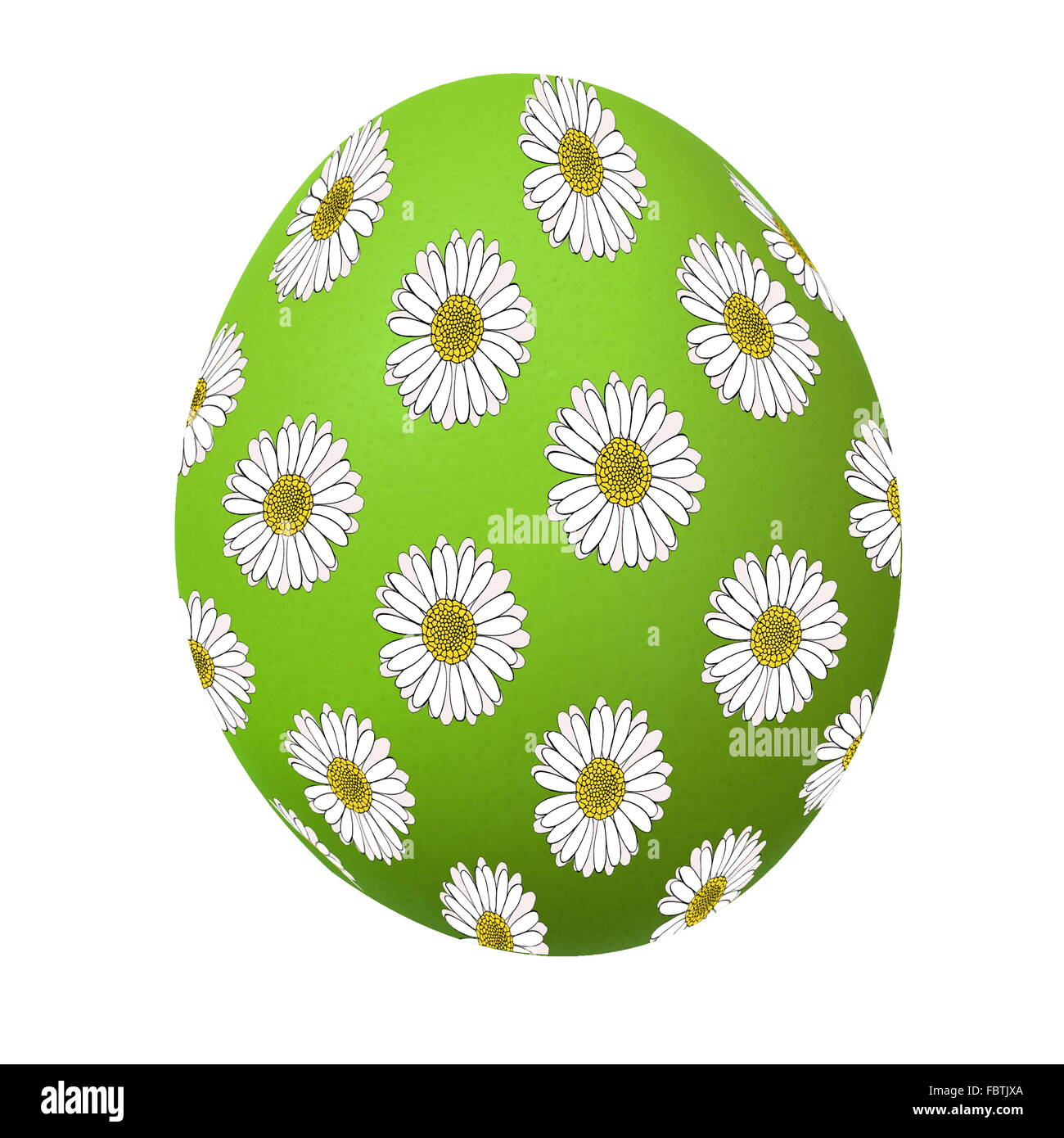 Vert oeufs de Pâques Banque D'Images