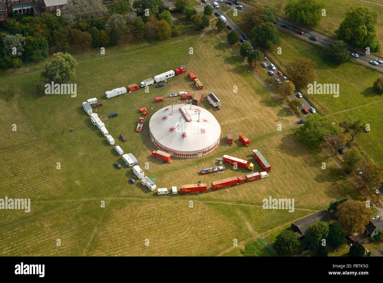 Cirque d'errance Banque D'Images