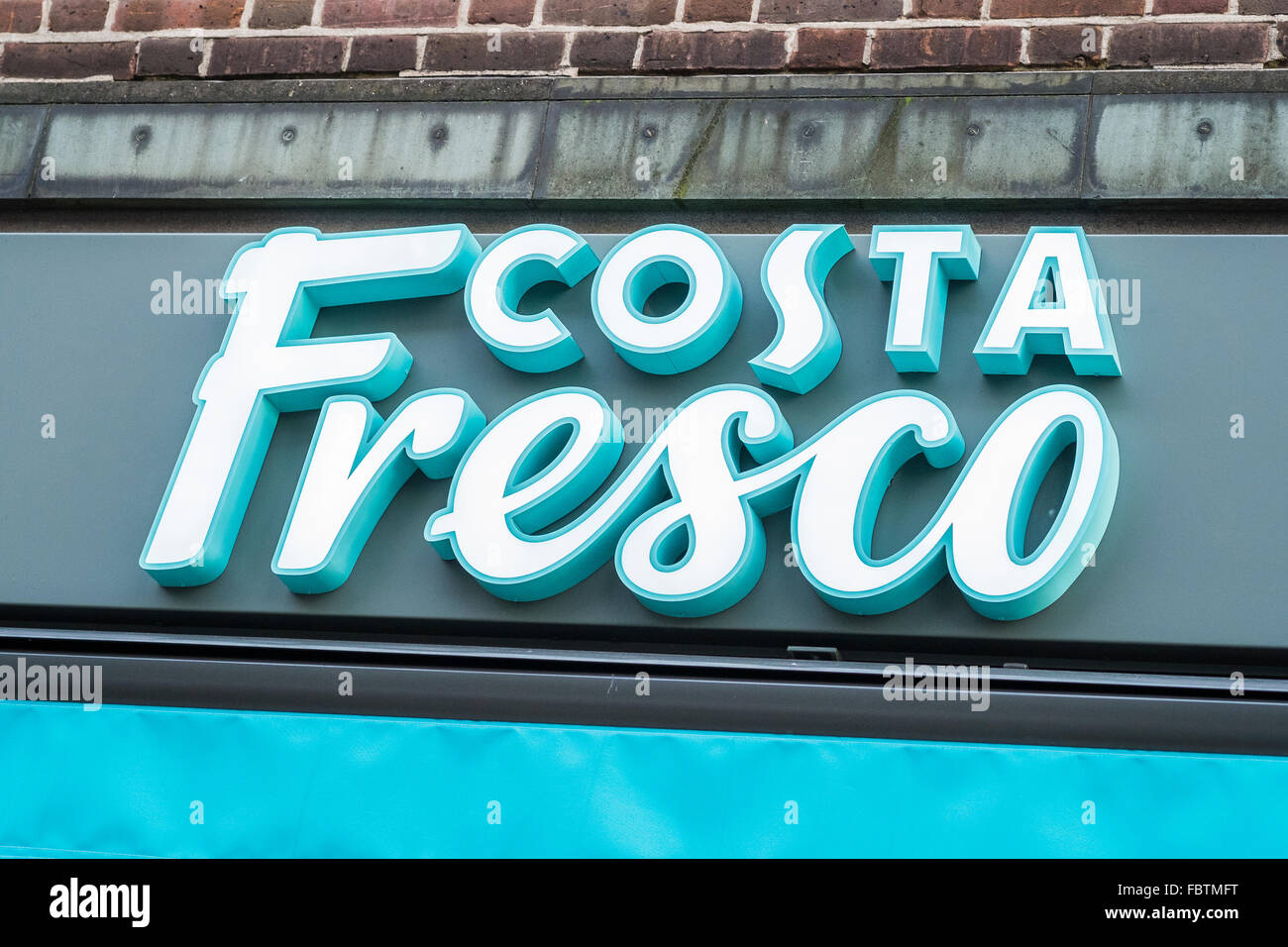 Costa Fresco, Tottenham Court Road, Londres, Angleterre, Royaume-Uni Banque D'Images