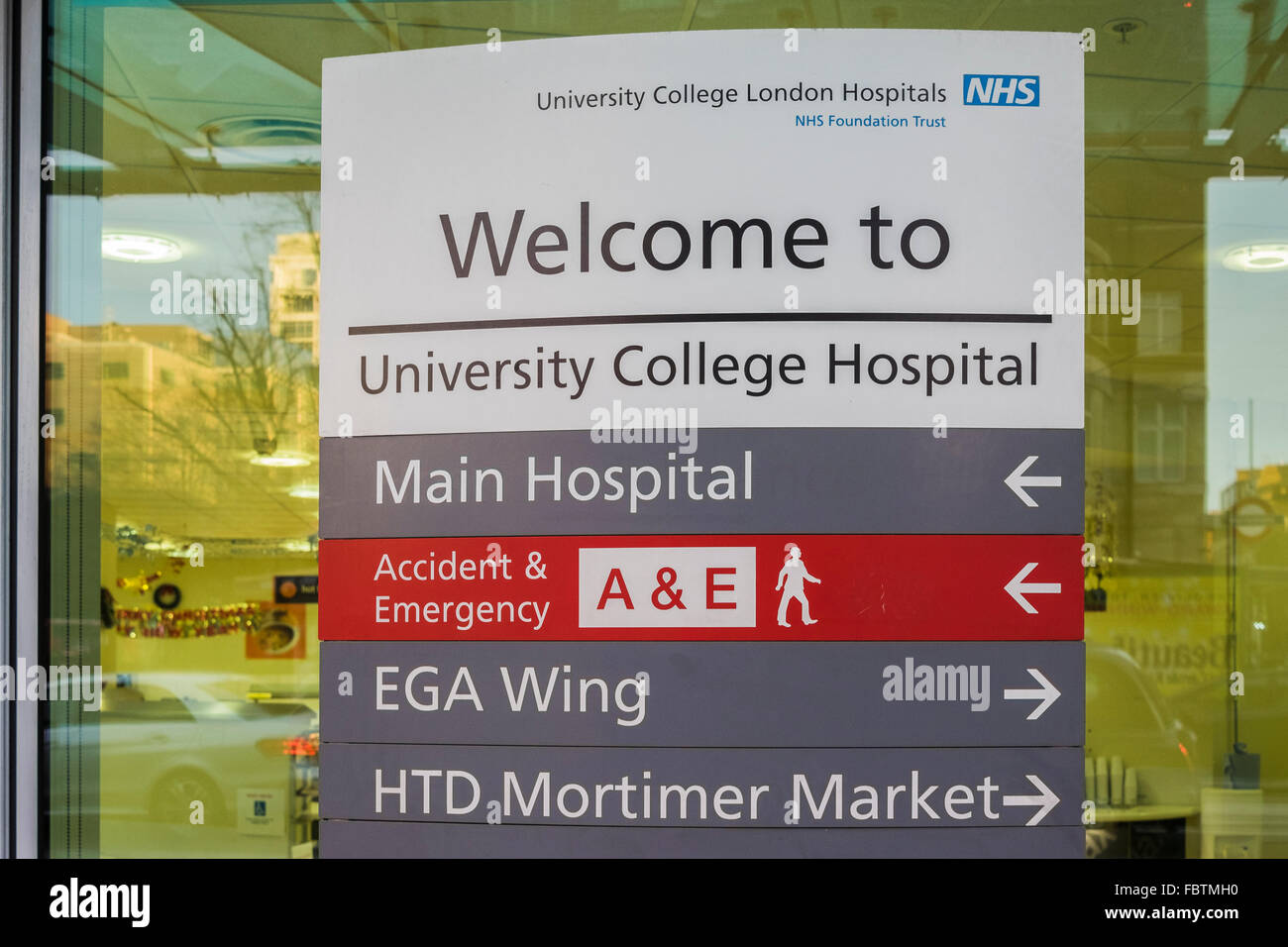 University College Hospital, Londres, Angleterre, Royaume-Uni Banque D'Images