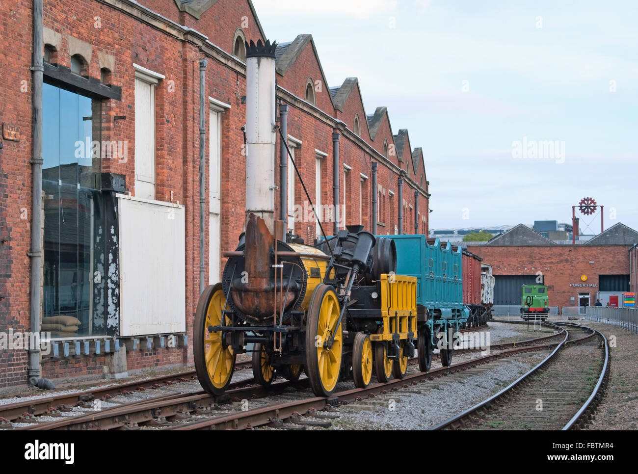 Stephenson's Rocket locomotive Banque D'Images