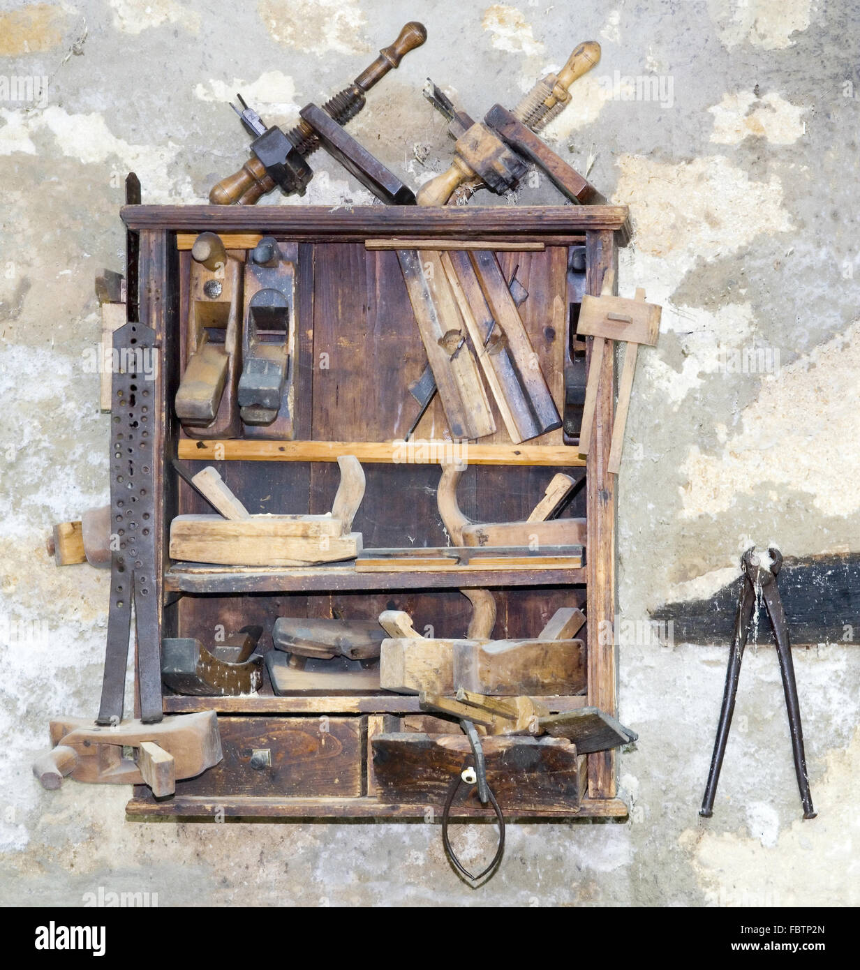 Outils de charpentier Banque D'Images