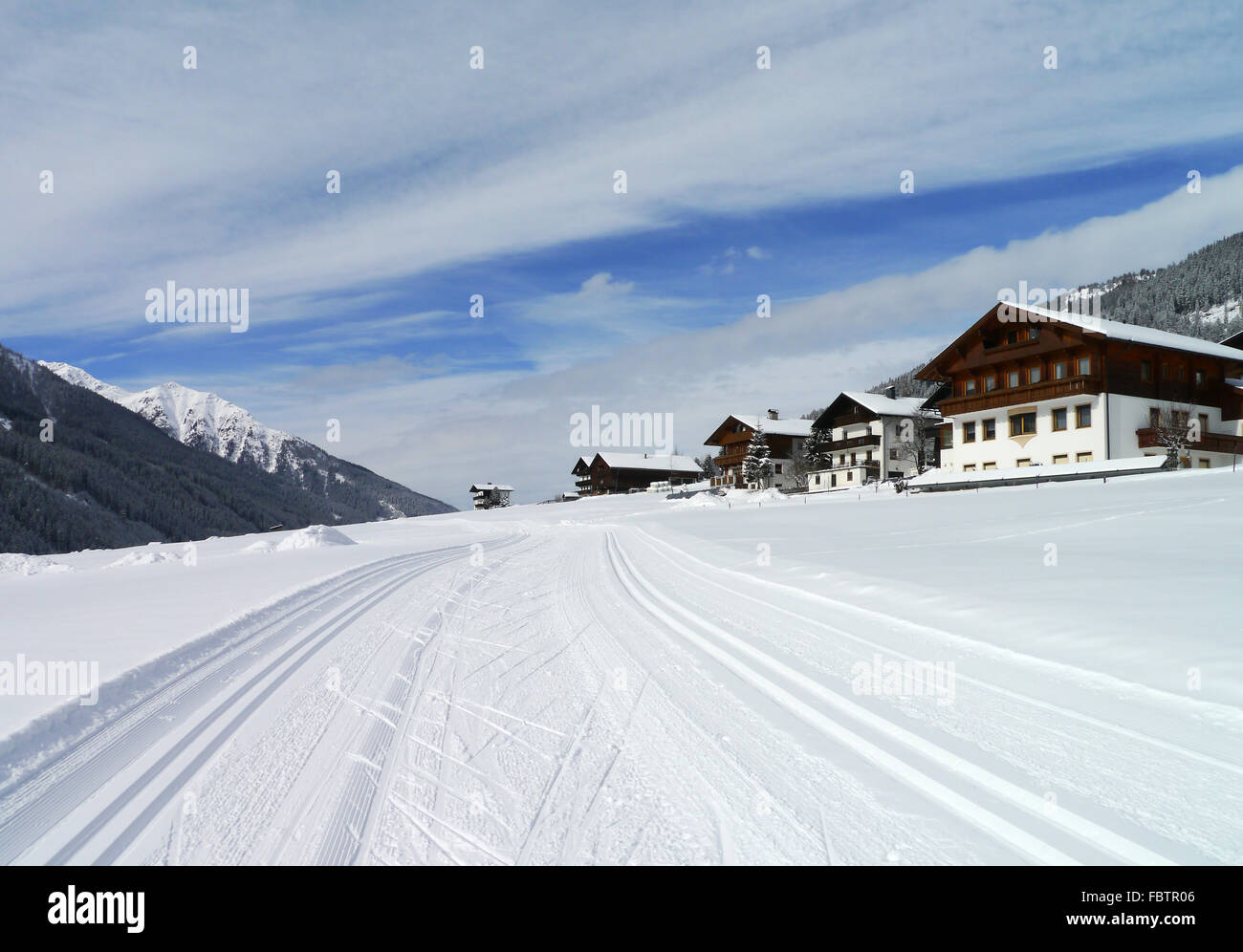 Hiver en Autriche Banque D'Images