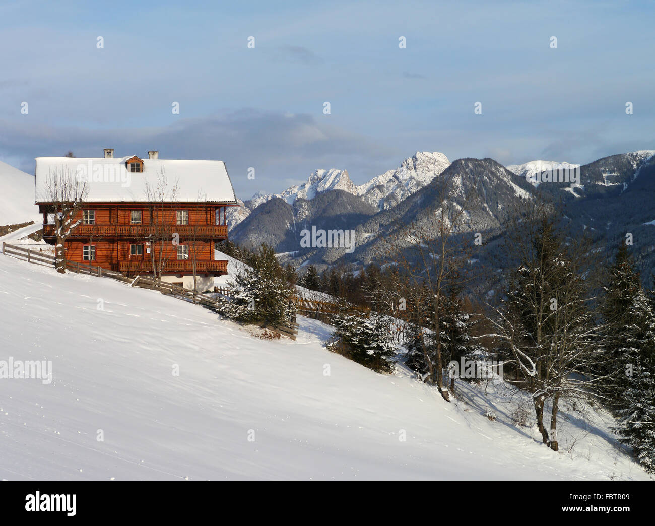 Hiver en Autriche Banque D'Images