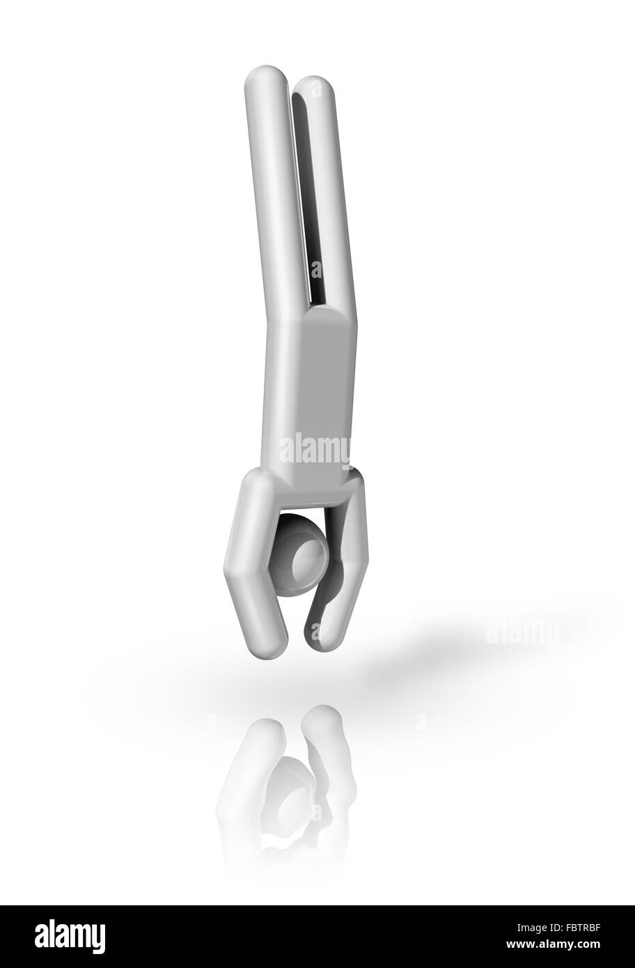 3D Symbole de plongée Banque D'Images