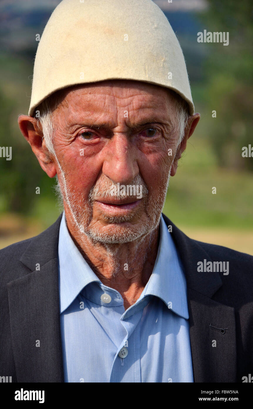 Les Kosovars albanais. Balkans. La guerre. L'épuration ethnique. Banque D'Images