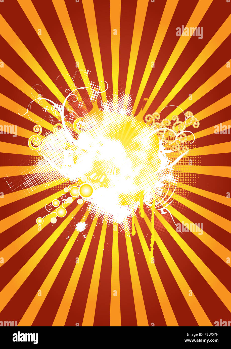 Affiche de la mode Banque D'Images