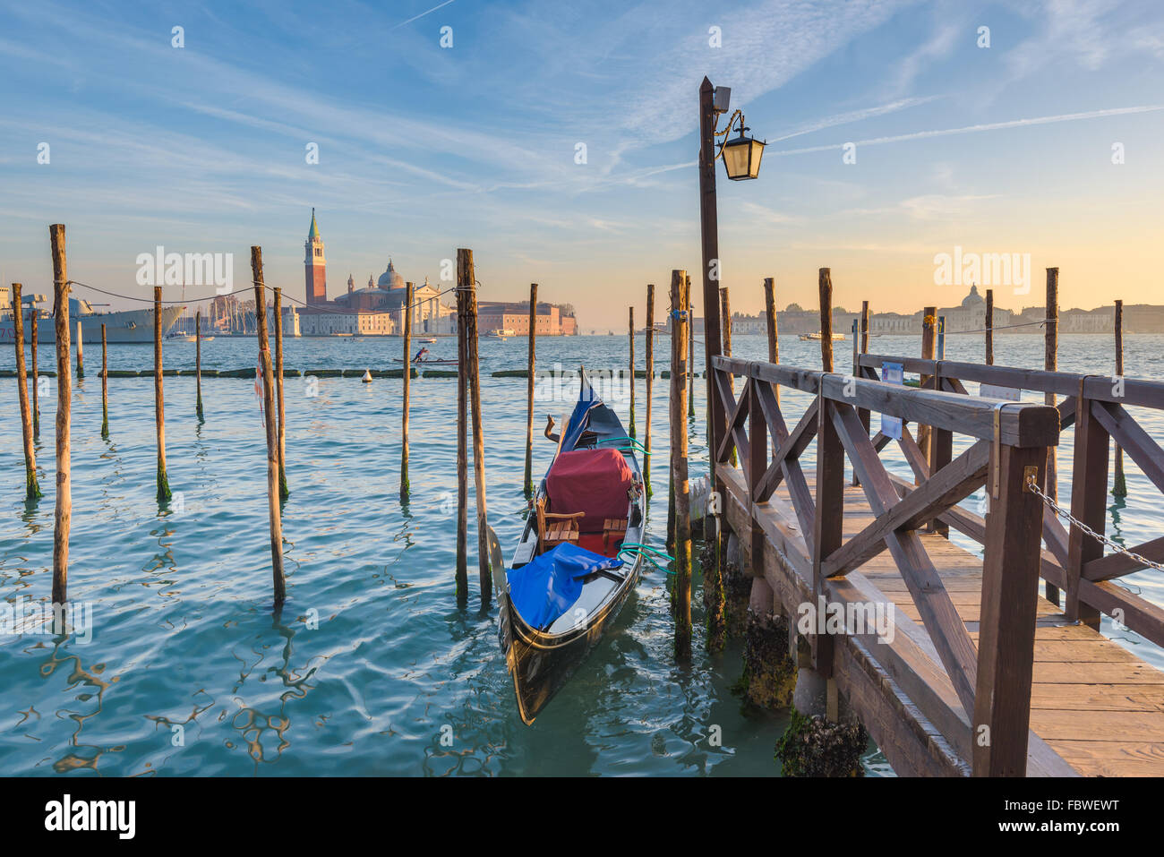 La vie de la rue de Venise. Venise, Italie Banque D'Images