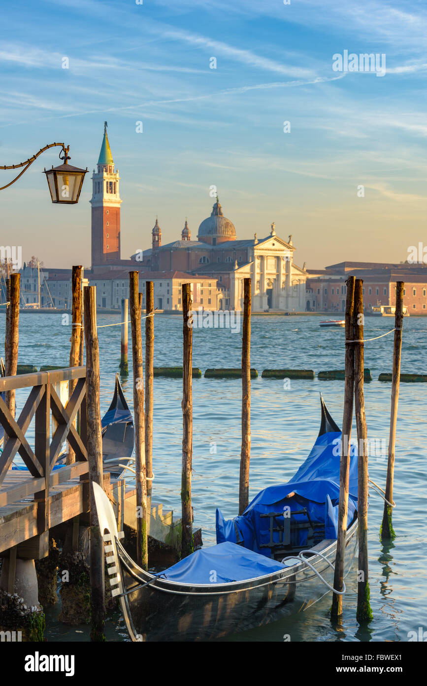 La vie de la rue de Venise. Venise, Italie Banque D'Images