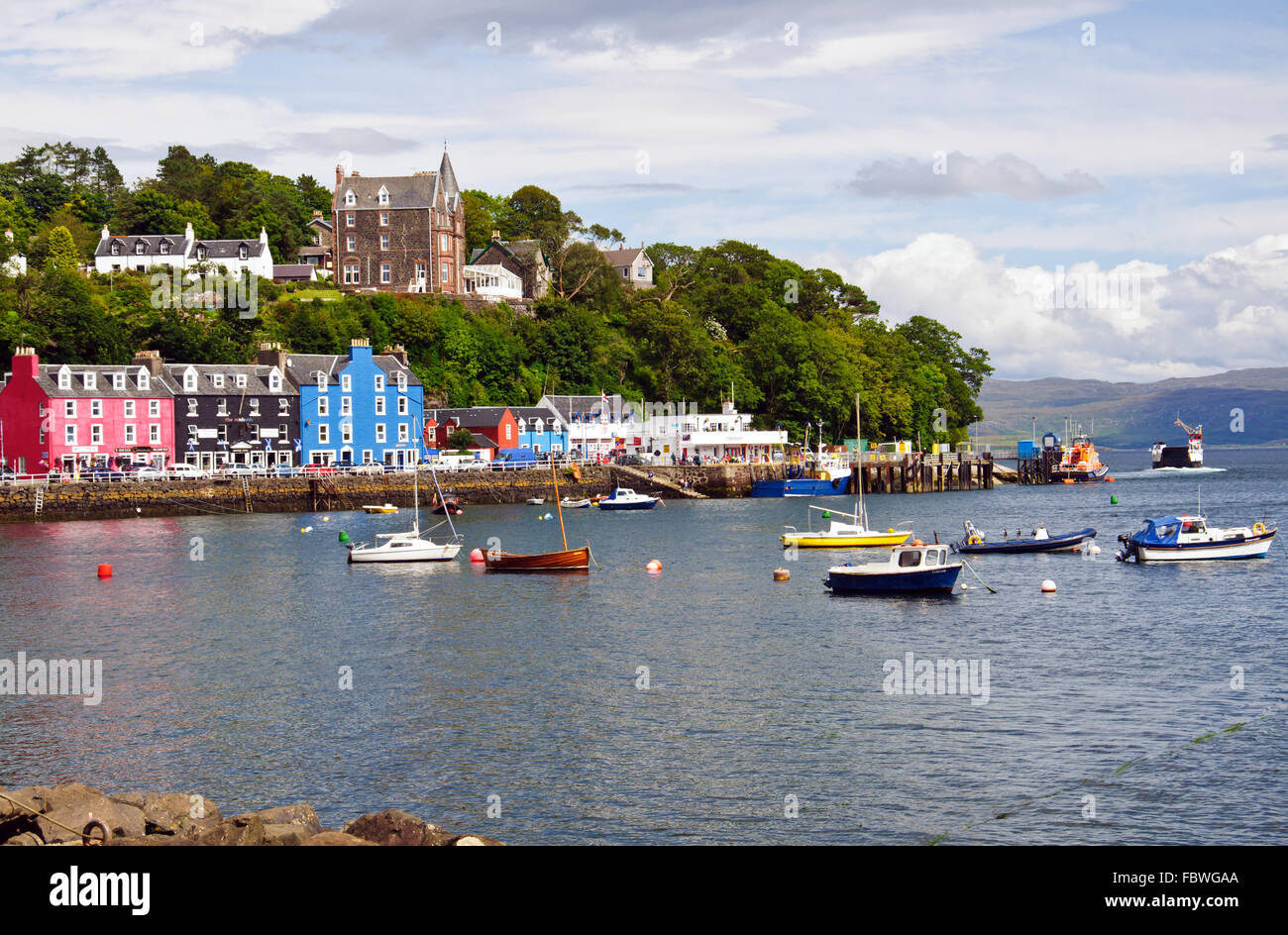 Ecosse - Isle of Mull - Tobermory Banque D'Images