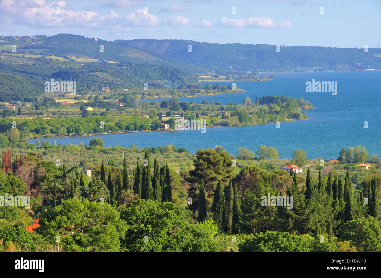 Lago di Bolsena 01 Banque D'Images