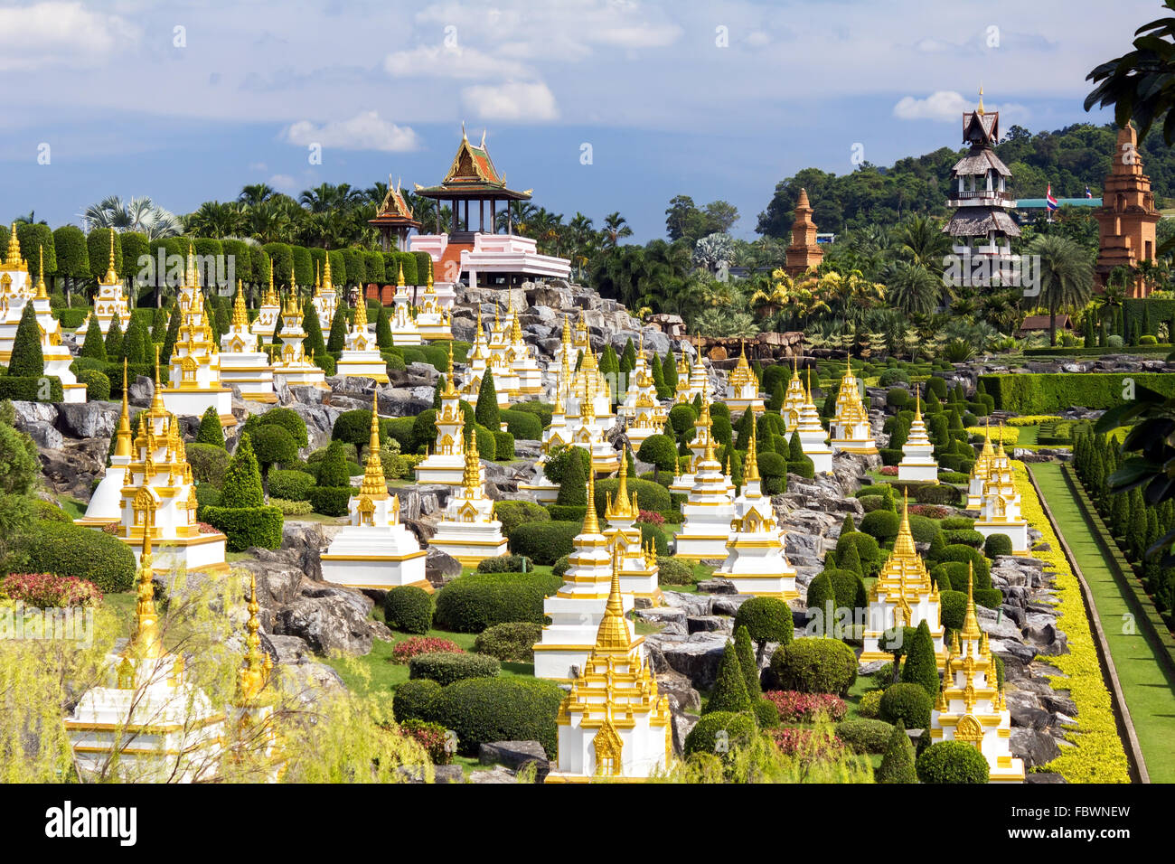 Nong Nooch Garden à Pattaya, Thaïlande Banque D'Images