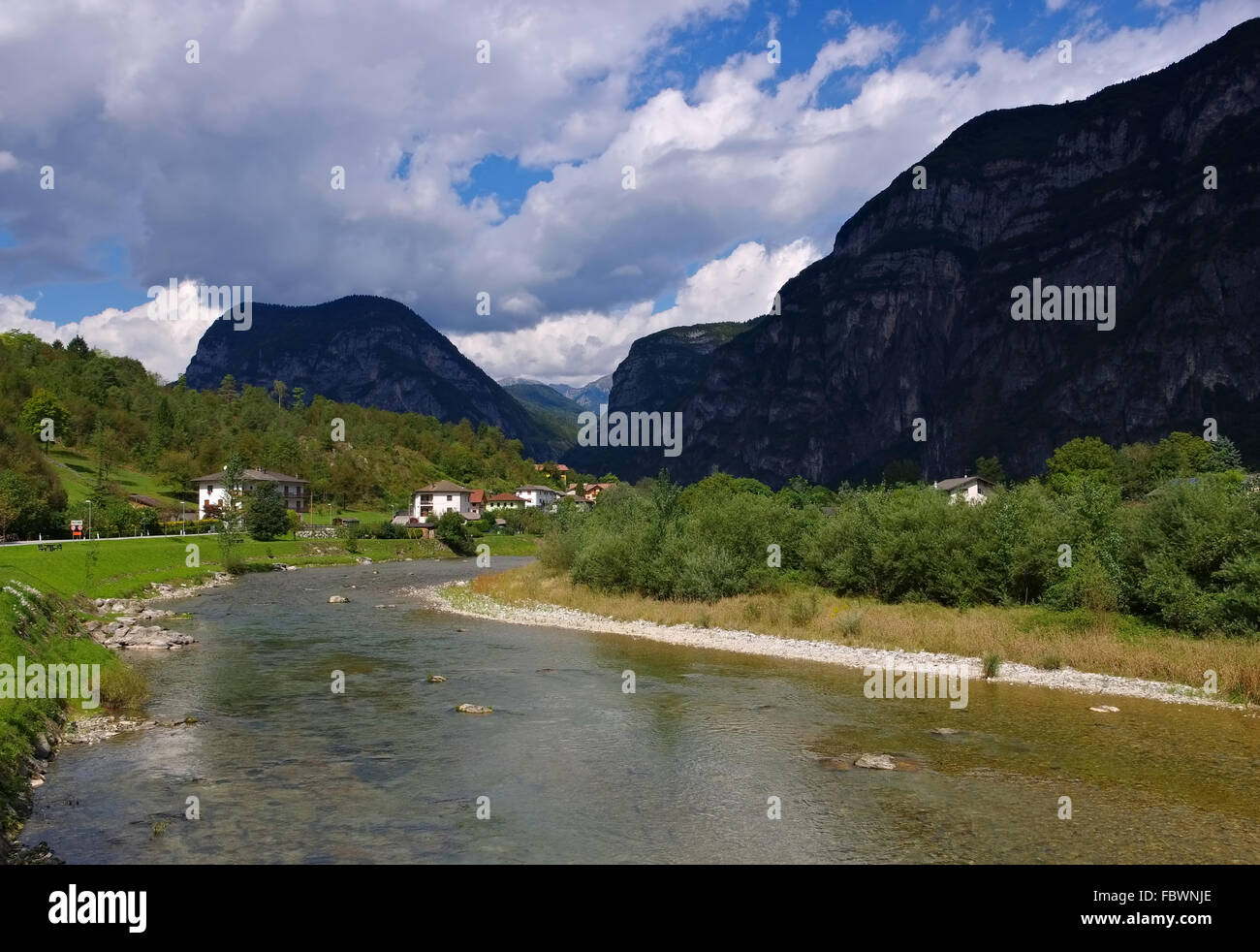 Im Suganertal - Valsugana Trentino Trentino dans la vallée Banque D'Images
