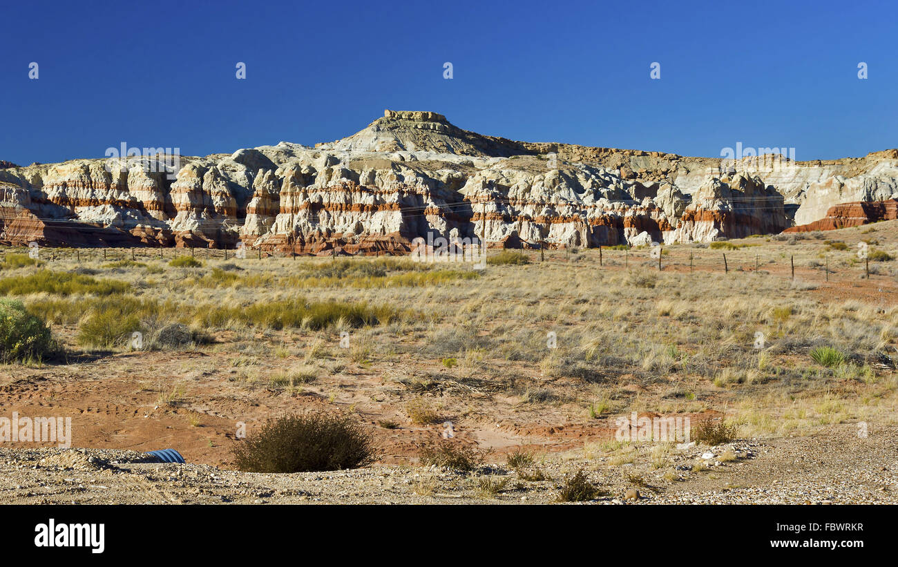 Les couches de roche à Kanab, Utah Banque D'Images
