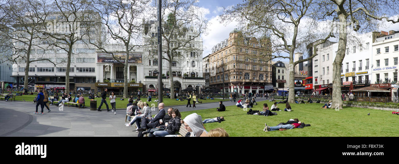 Londres - vue sur le Leicester Square Banque D'Images