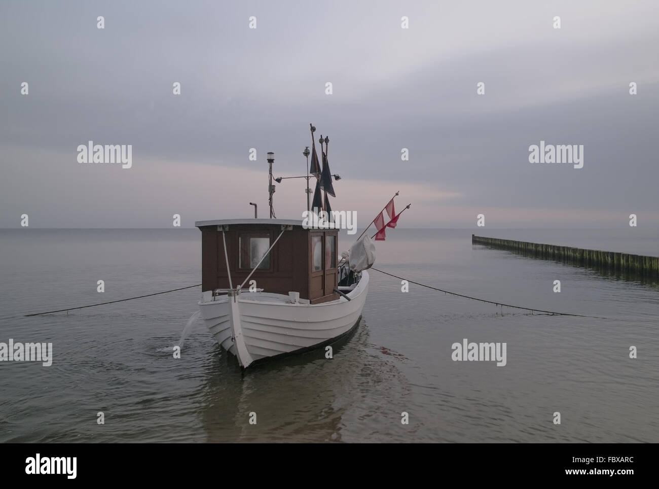 Île de Usedom - poisson cutter Banque D'Images