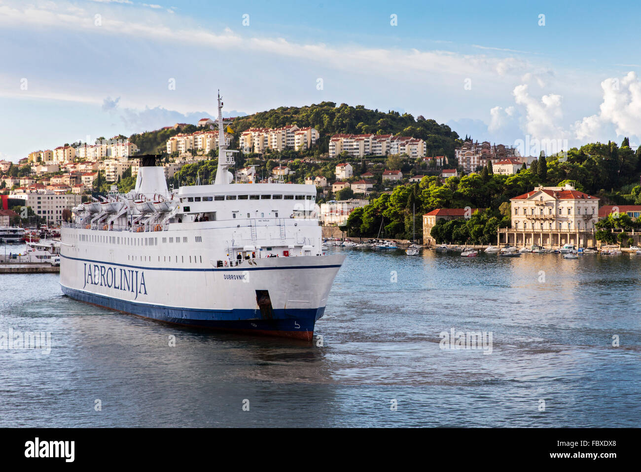 Port de Gruz, Dubrovnik, Croatie, vendredi, 25 Septembre, 2015. Banque D'Images