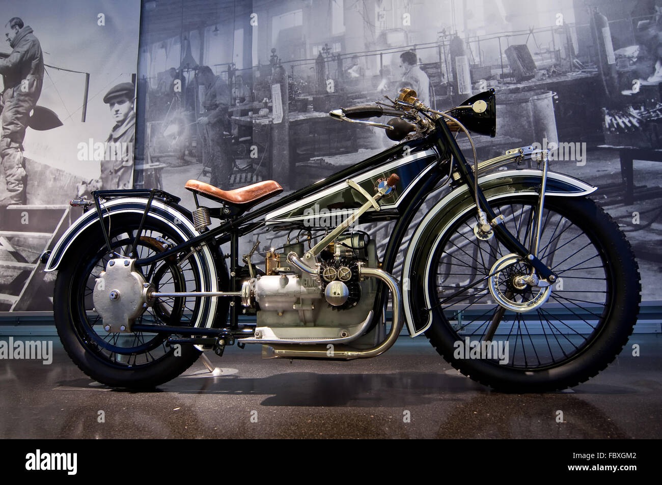 Moto BMW Oldtimer Banque D'Images