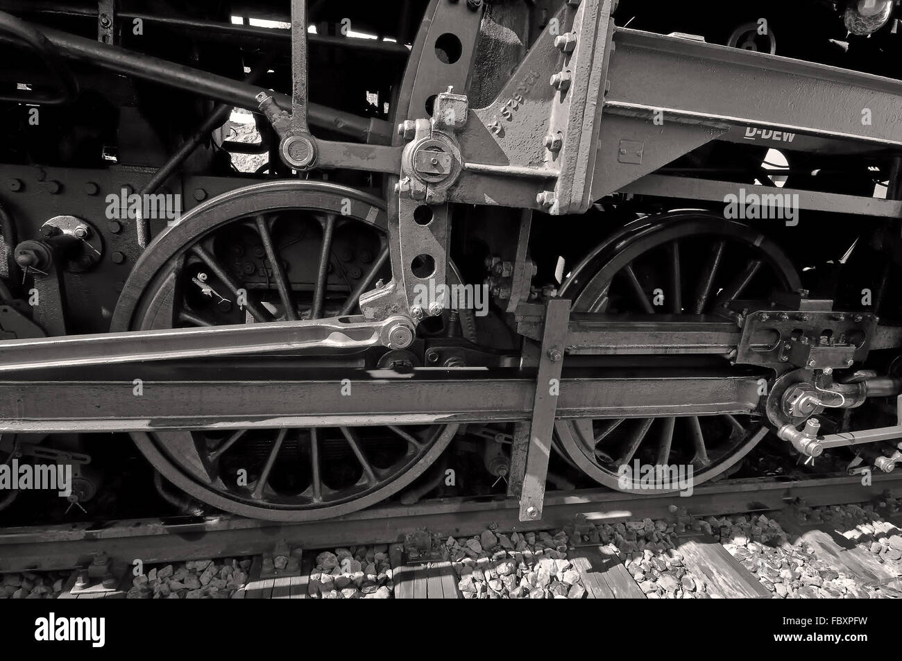 Locomotive à vapeur Banque D'Images