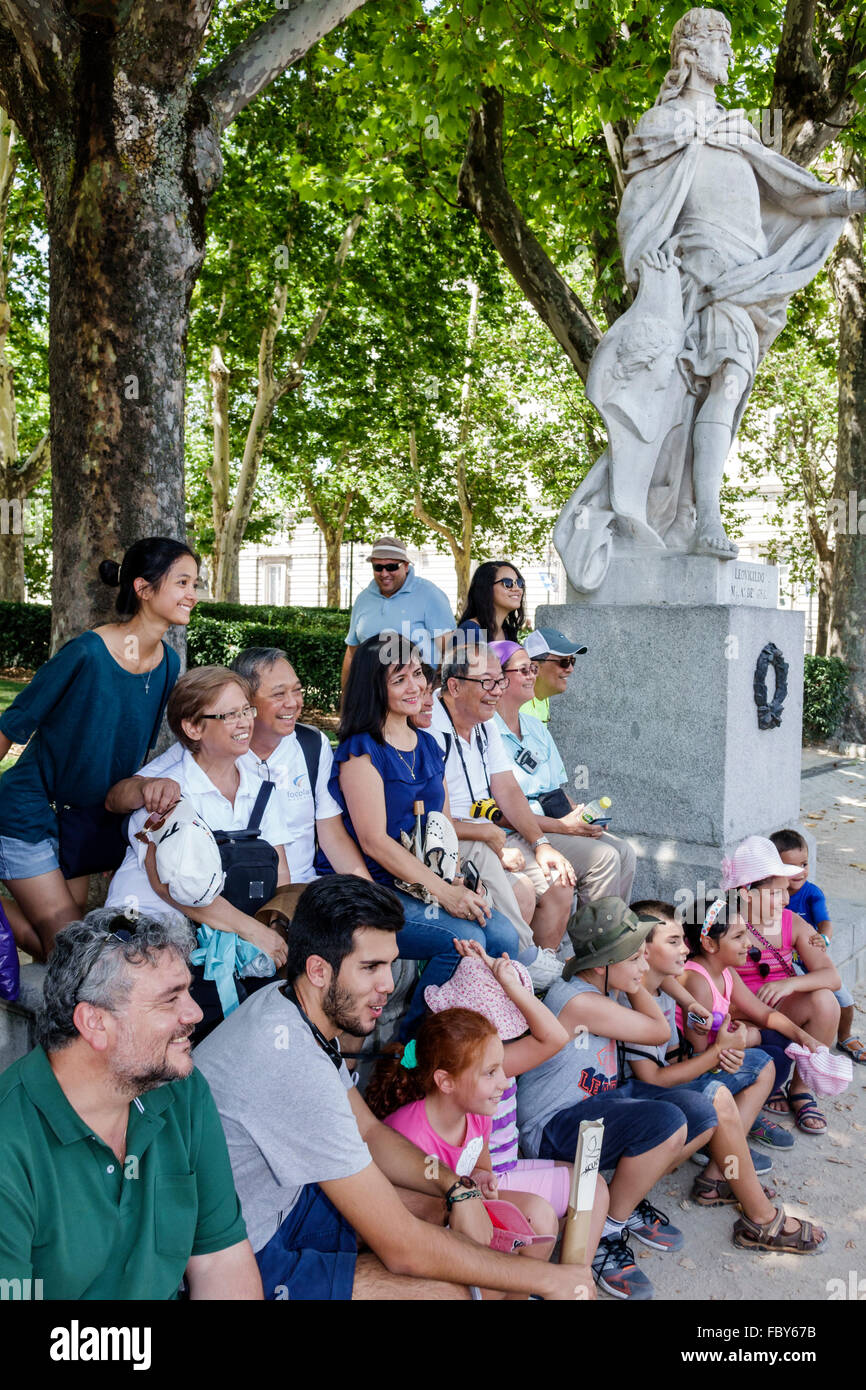 Madrid Espagne,Europe,européen,Espagnol,hispanique hispanique Latins Latino Latinos,Espagnol,Centro,Plaza de Oriente,Palacio Real de Madrid,RO Banque D'Images