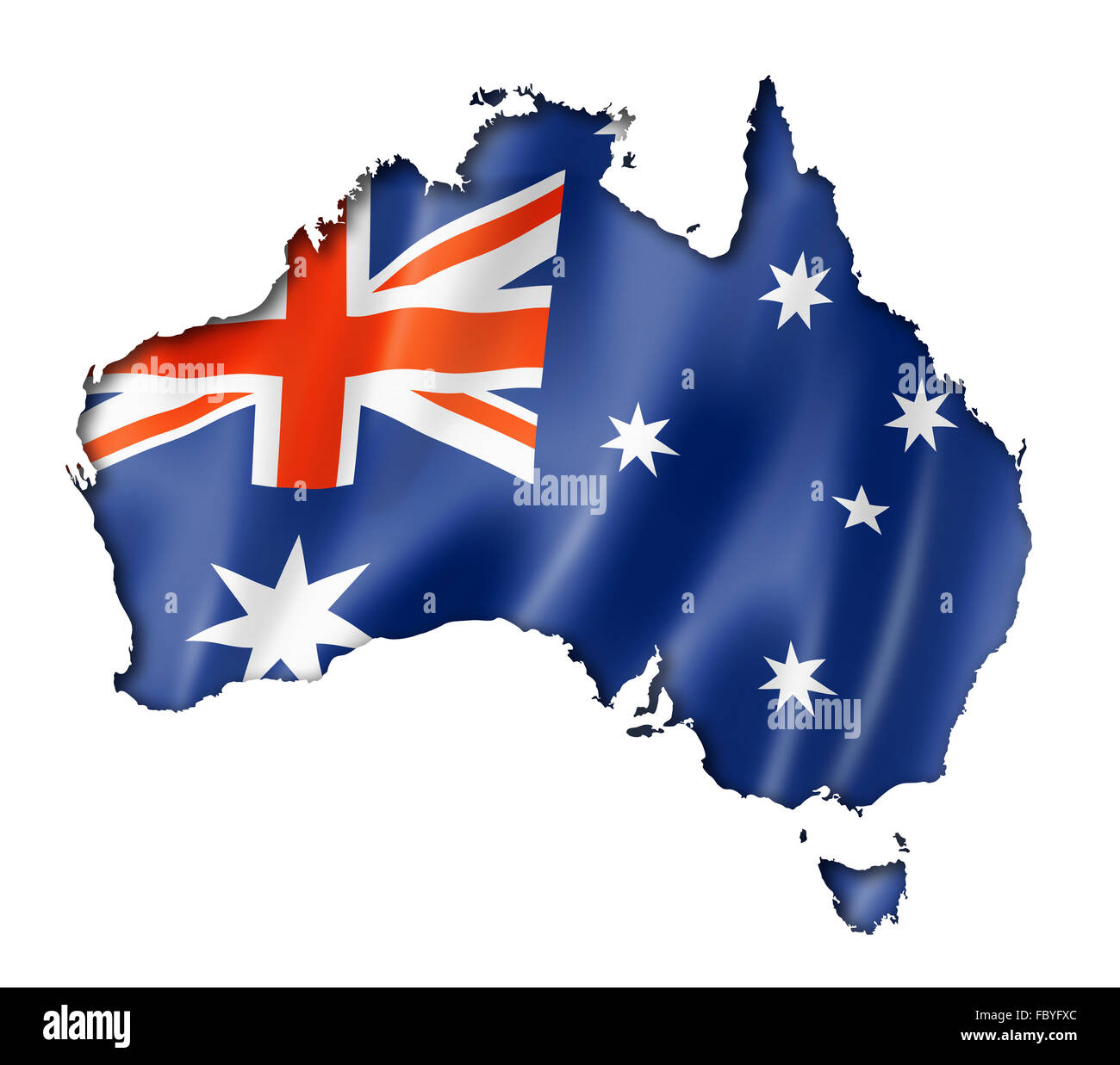 Drapeau australien site Banque D'Images