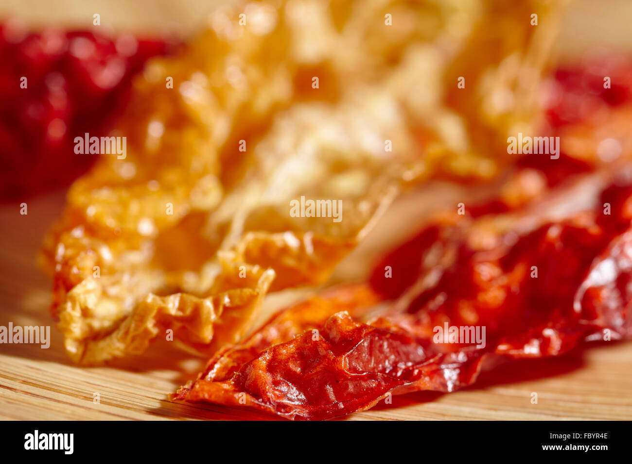 Ghost séchées Chiles, parmi les plus cultivées en France Banque D'Images