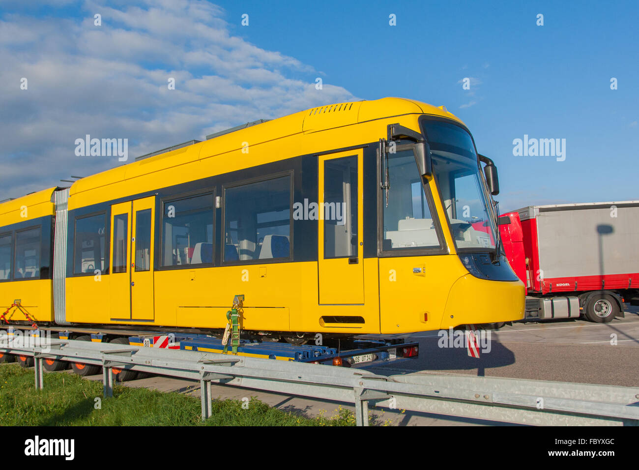 Nouveau Tram-Unit pour Essen Banque D'Images