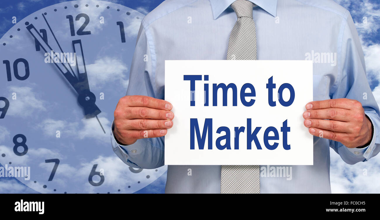 Time to Market Banque D'Images