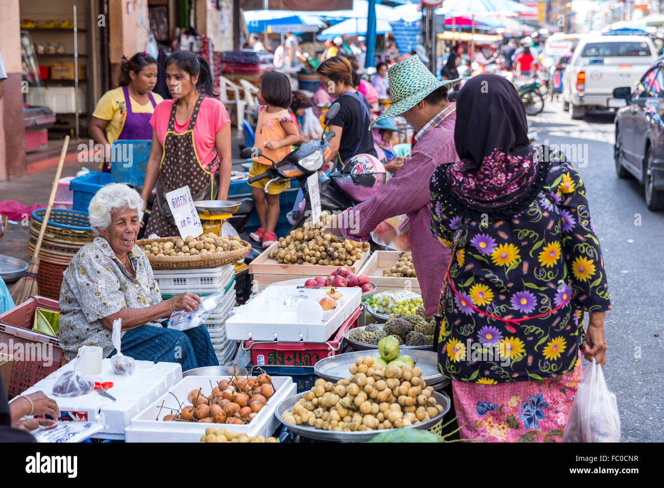 Kim Yong market Hat Yai Banque D'Images