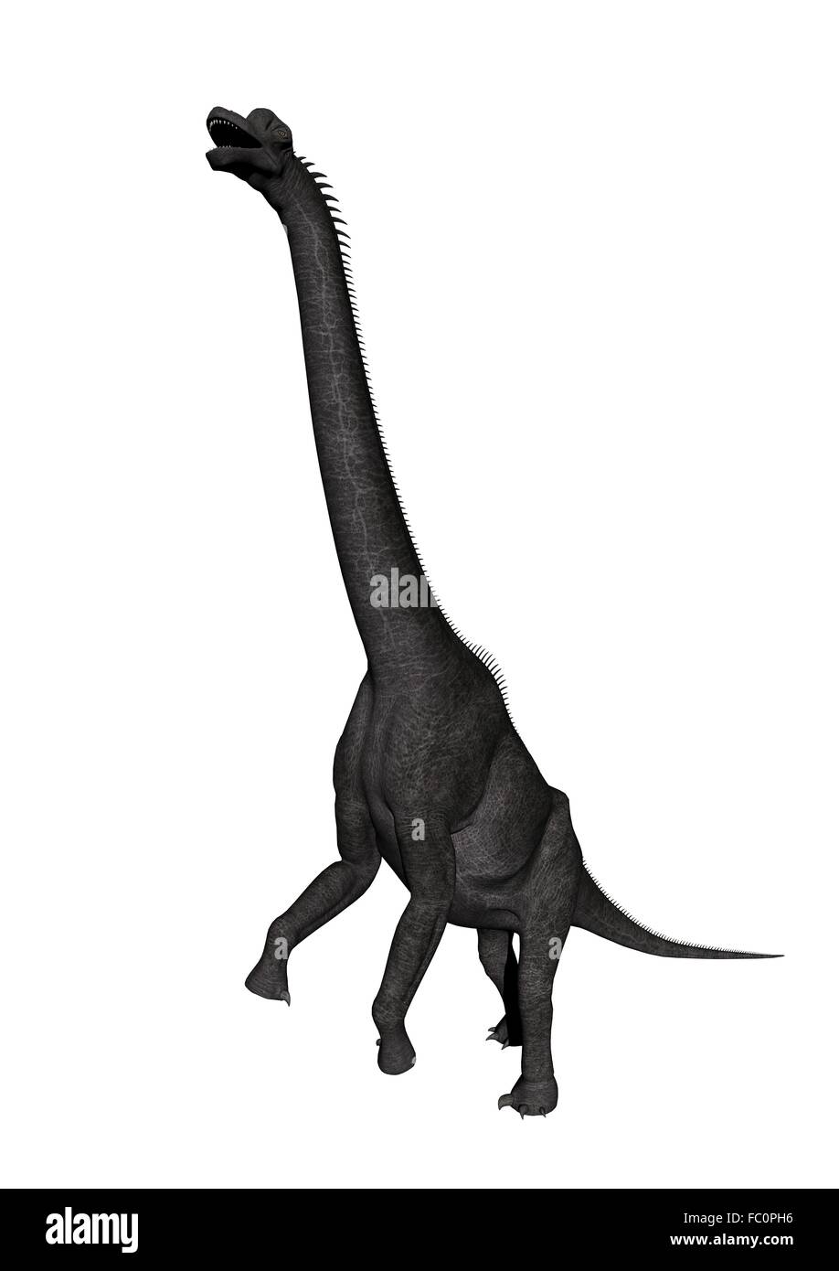 Dinosaure brachiosaurus - 3D render Banque D'Images