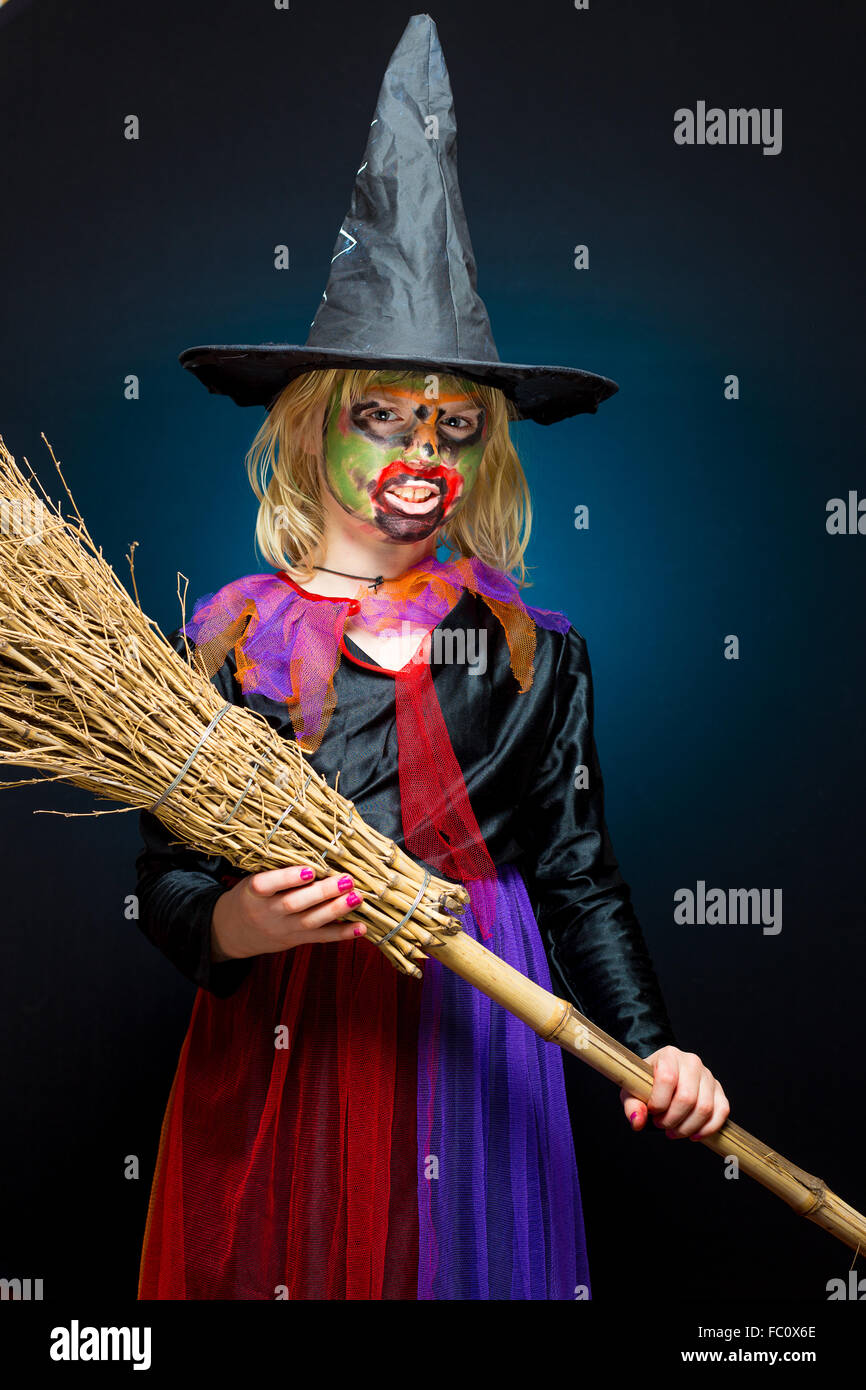 sorcière d’Halloween Banque D'Images
