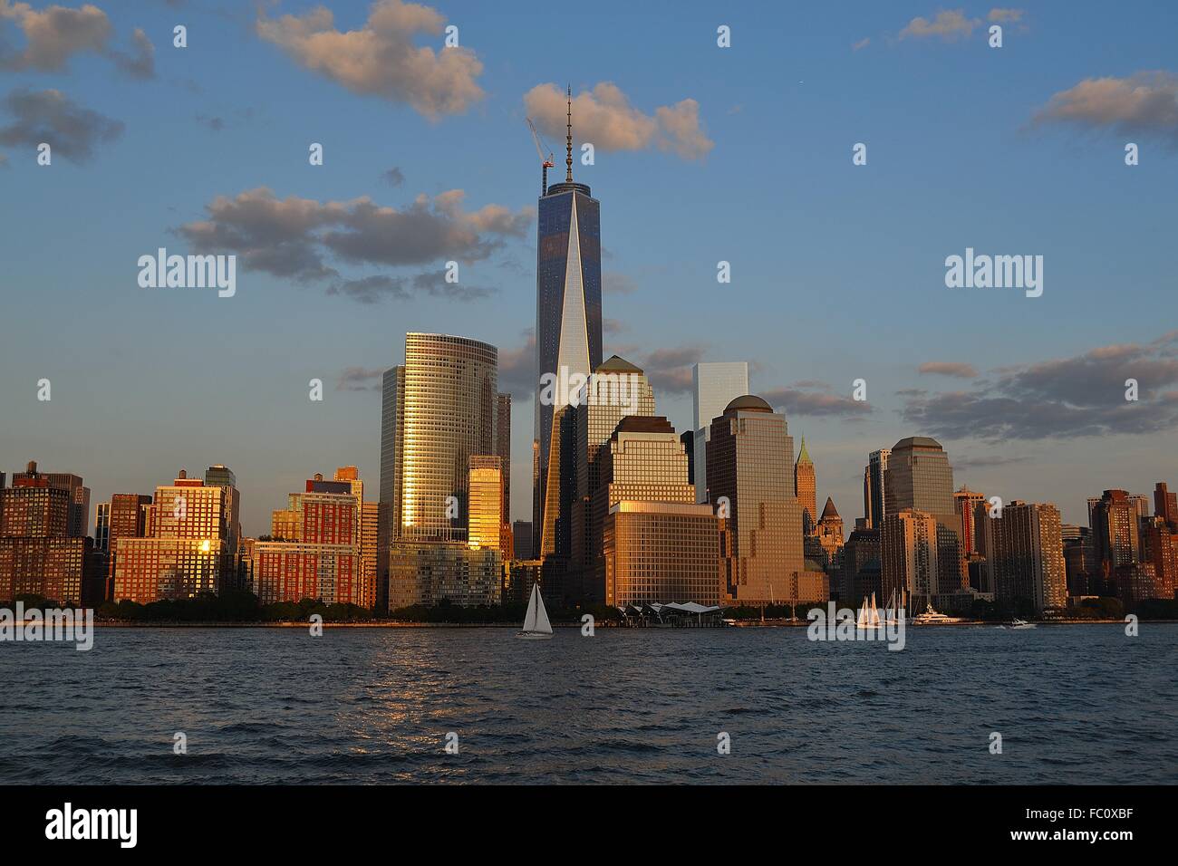 Bateau à la rivière Hudson Banque D'Images