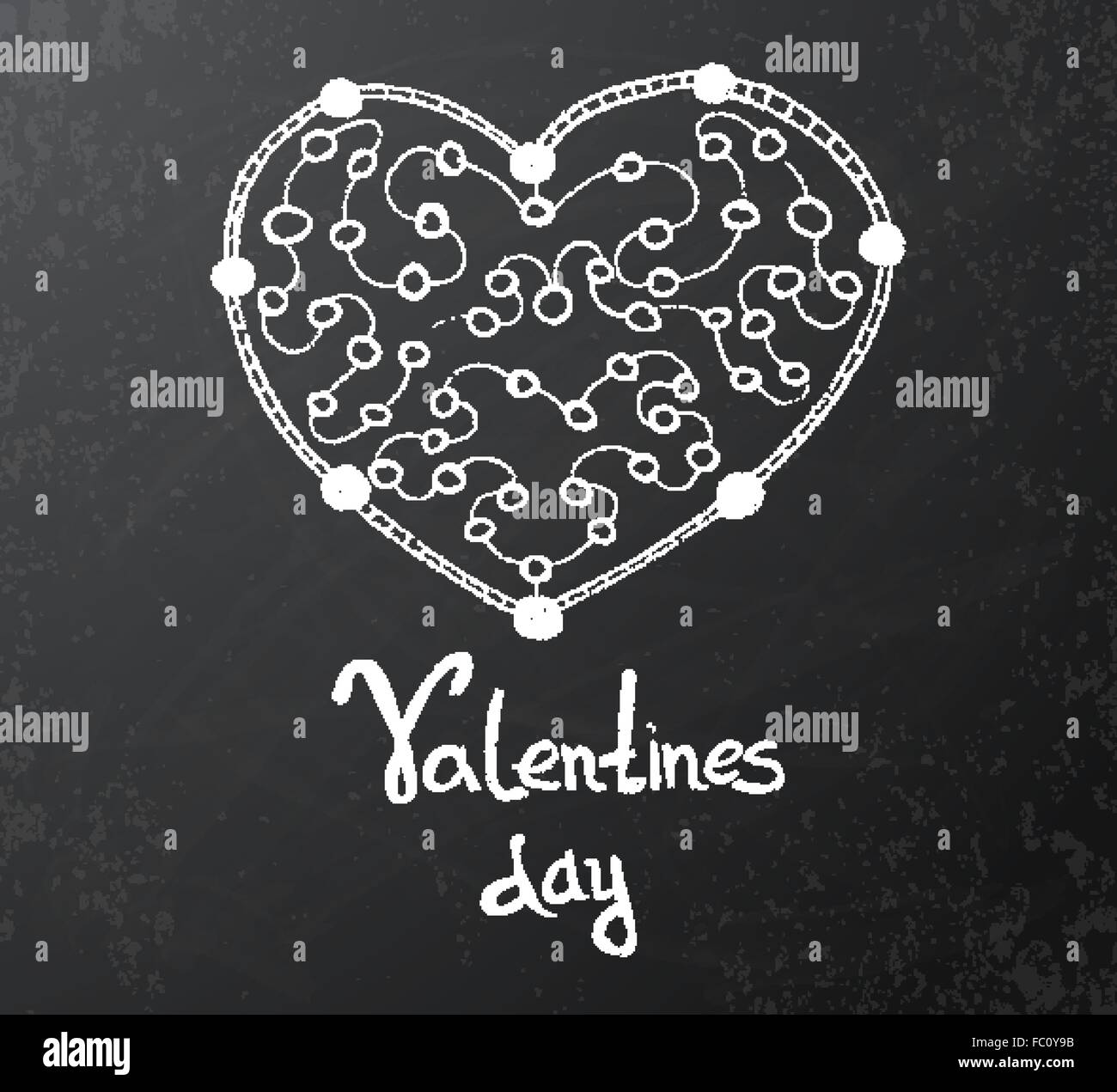 Carte Saint Valentin avec tableau de dessin coeur blanc. Vector illustration. Illustration de Vecteur Carte Saint Valentin avec tableau de dessin coeur blanc. Vector illustration. Illustration de Vecteur