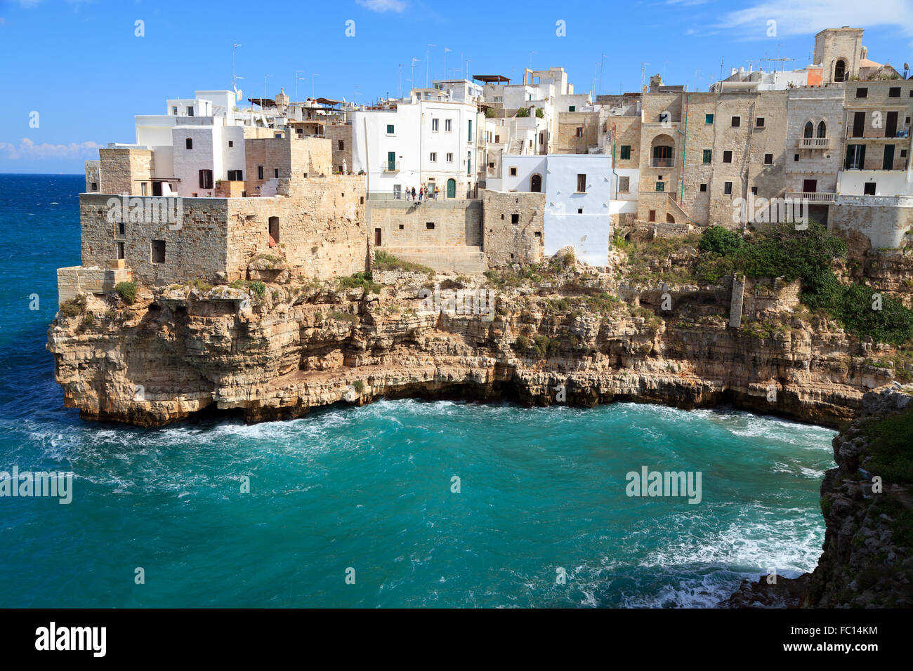 Polignano a Mare Ville côtière en Italie Banque D'Images