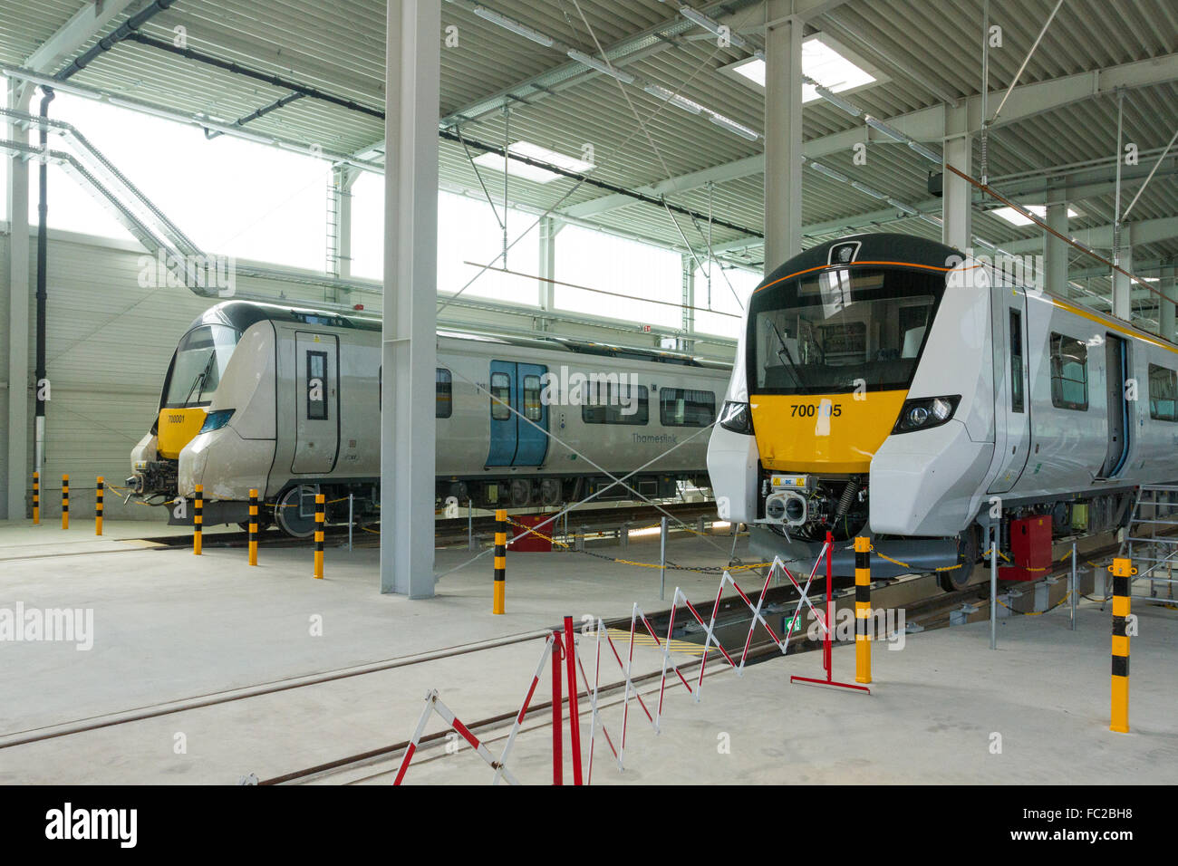 Thameslink-Train Siemens pour Londres Banque D'Images