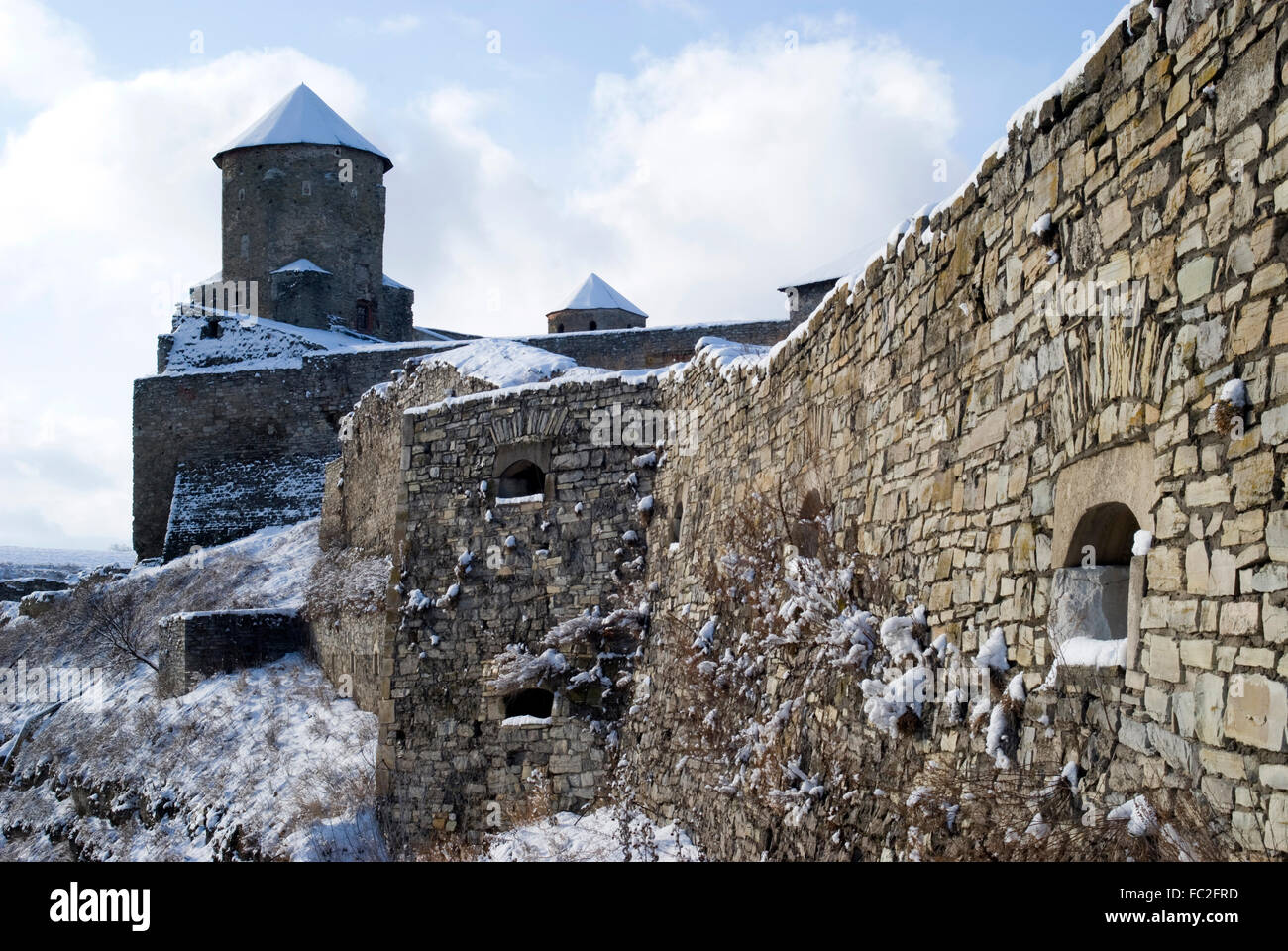 La forteresse médiévale de Kiev, Ukraine Banque D'Images