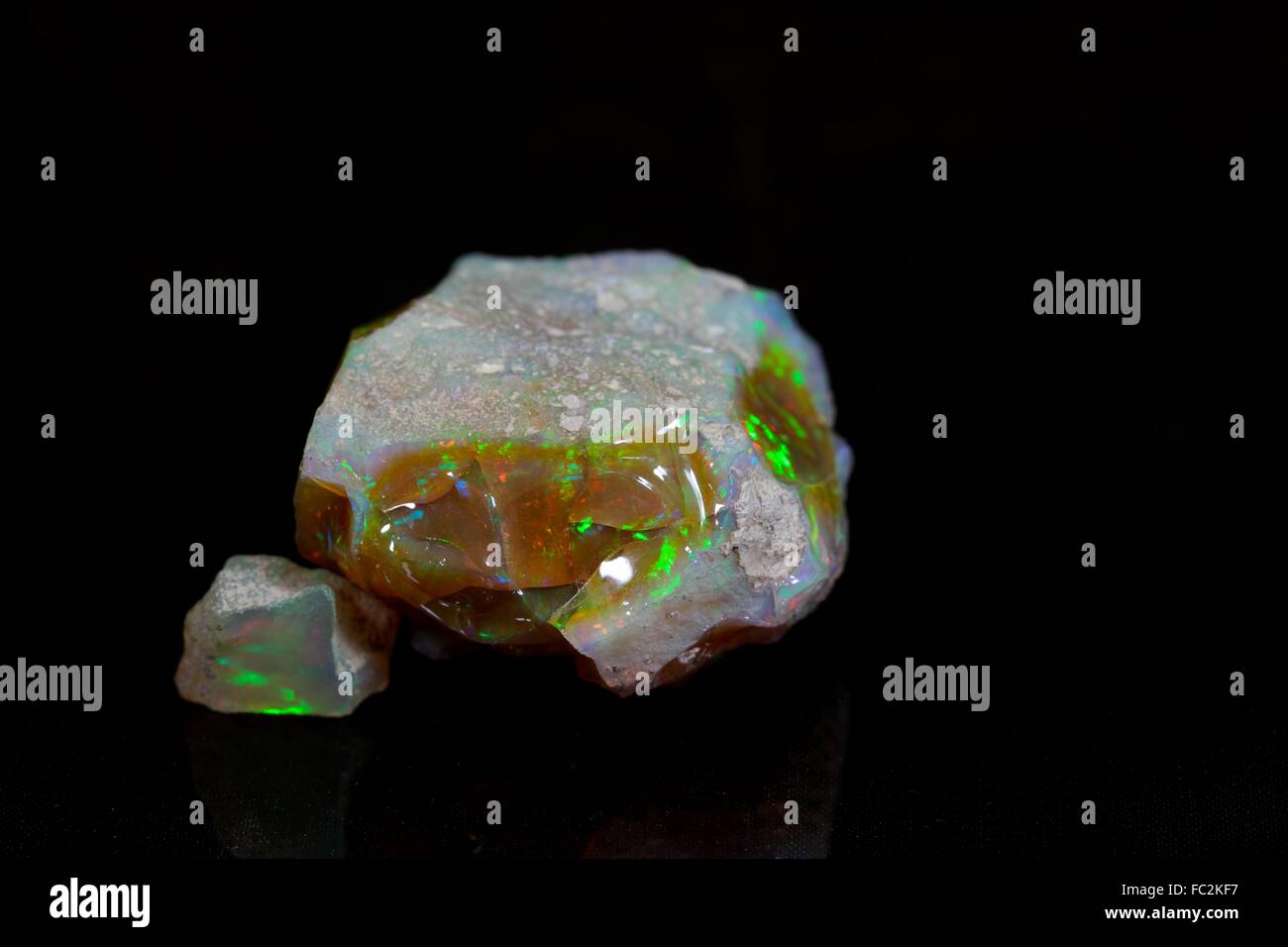 Opales précieuses Banque D'Images