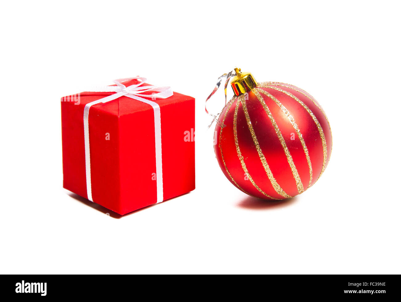 Jouets et cadeaux de Noël. Banque D'Images