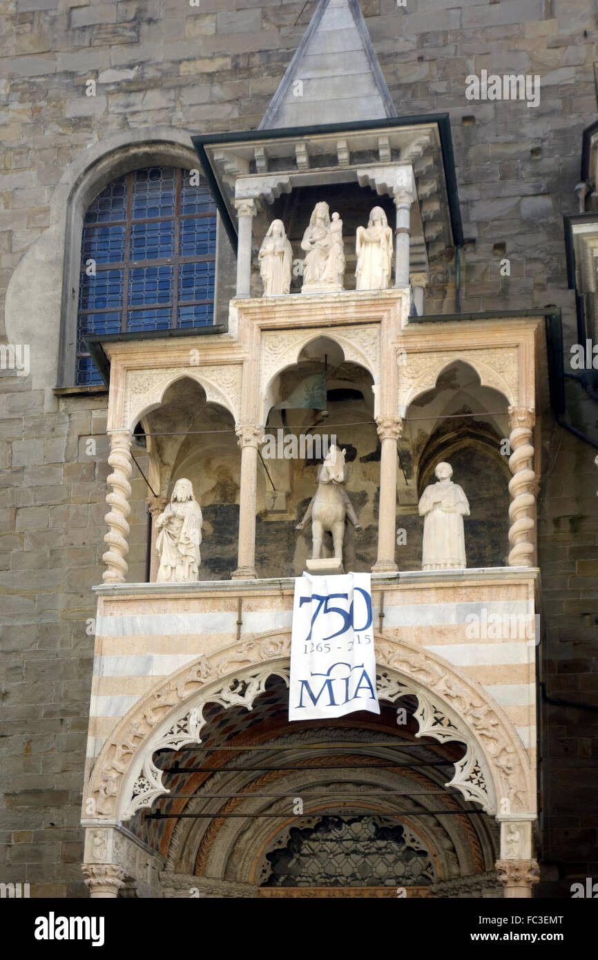 Chapelle Colleoni, à Bergame Banque D'Images