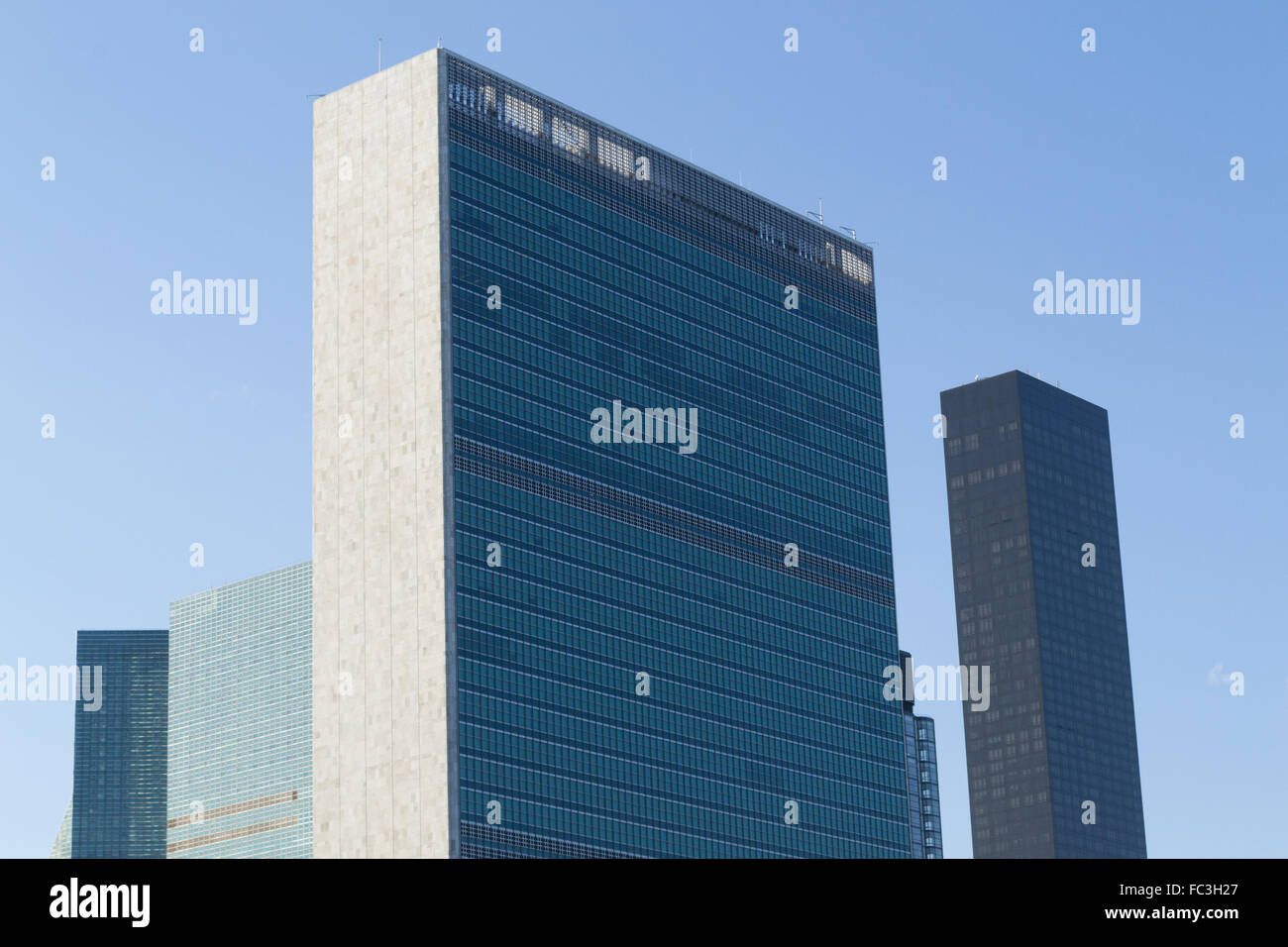 Bâtiment de l'Organisation des Nations Unies Banque D'Images