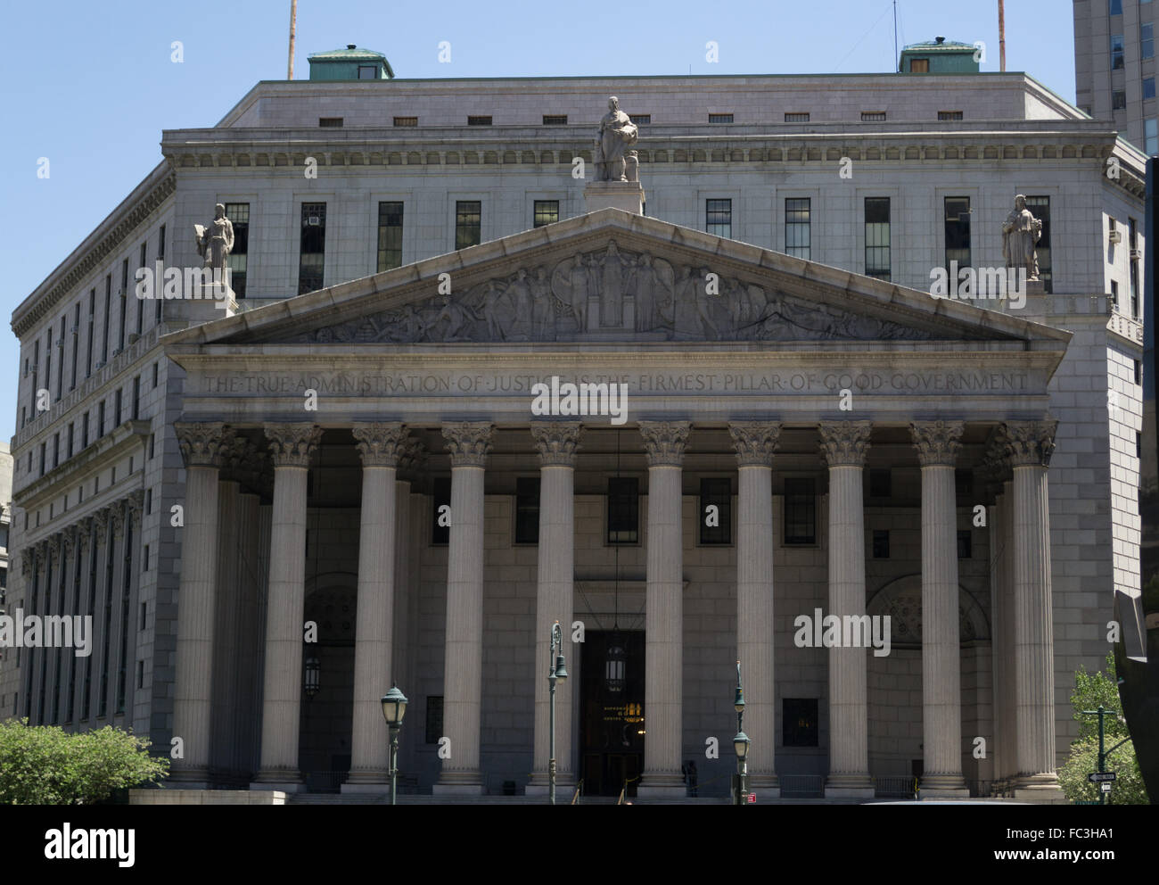 La Cour suprême de New York Banque D'Images