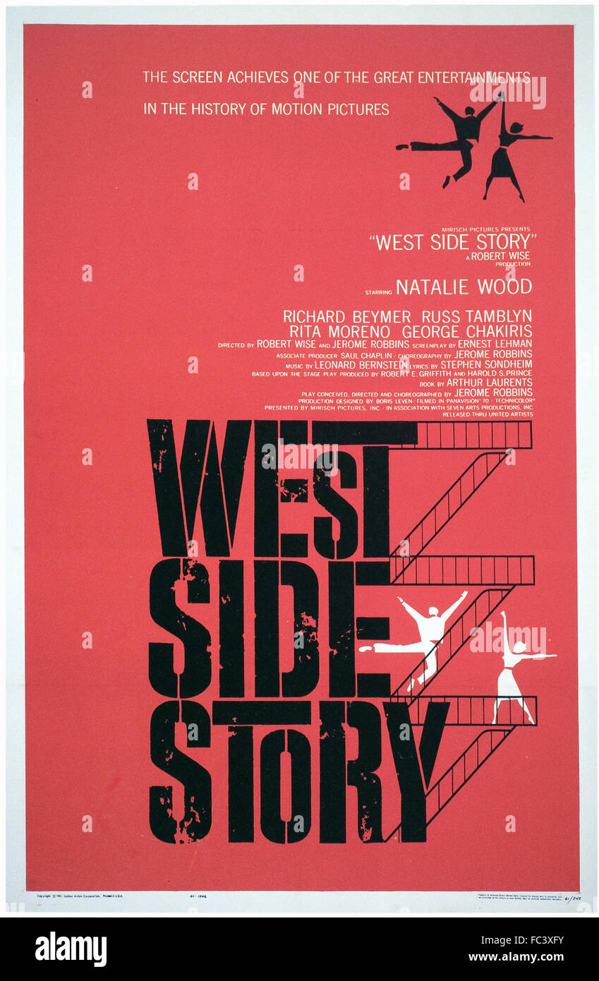 West Side Story - Movie Poster - 1961 Banque D'Images