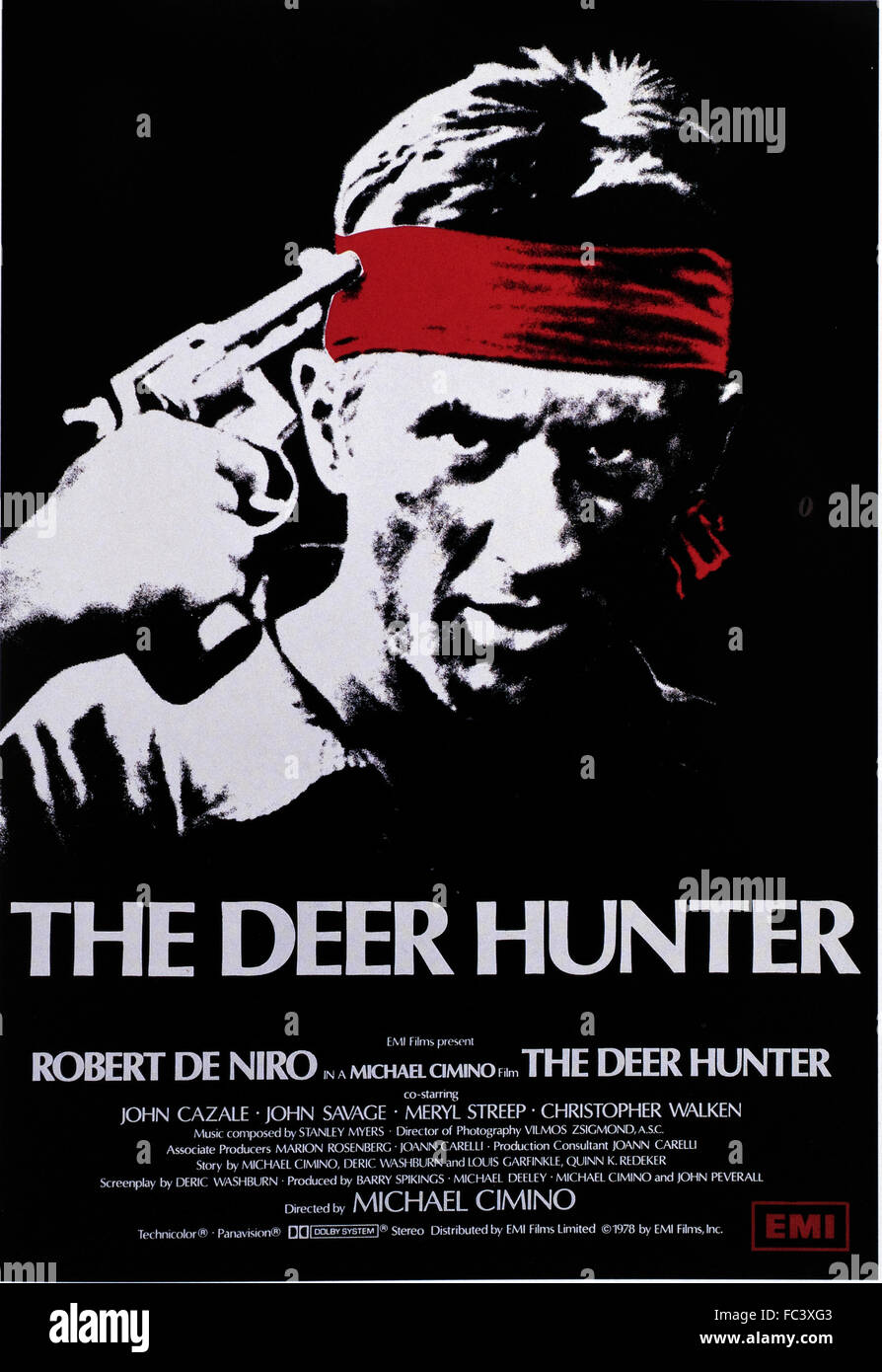 Le Deer Hunter - Film Affiche - 1978 Banque D'Images