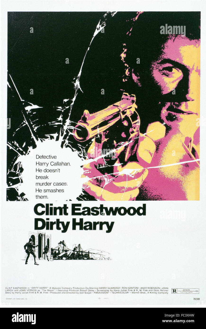 Dirty Harry - Movie Poster - 1971 Banque D'Images