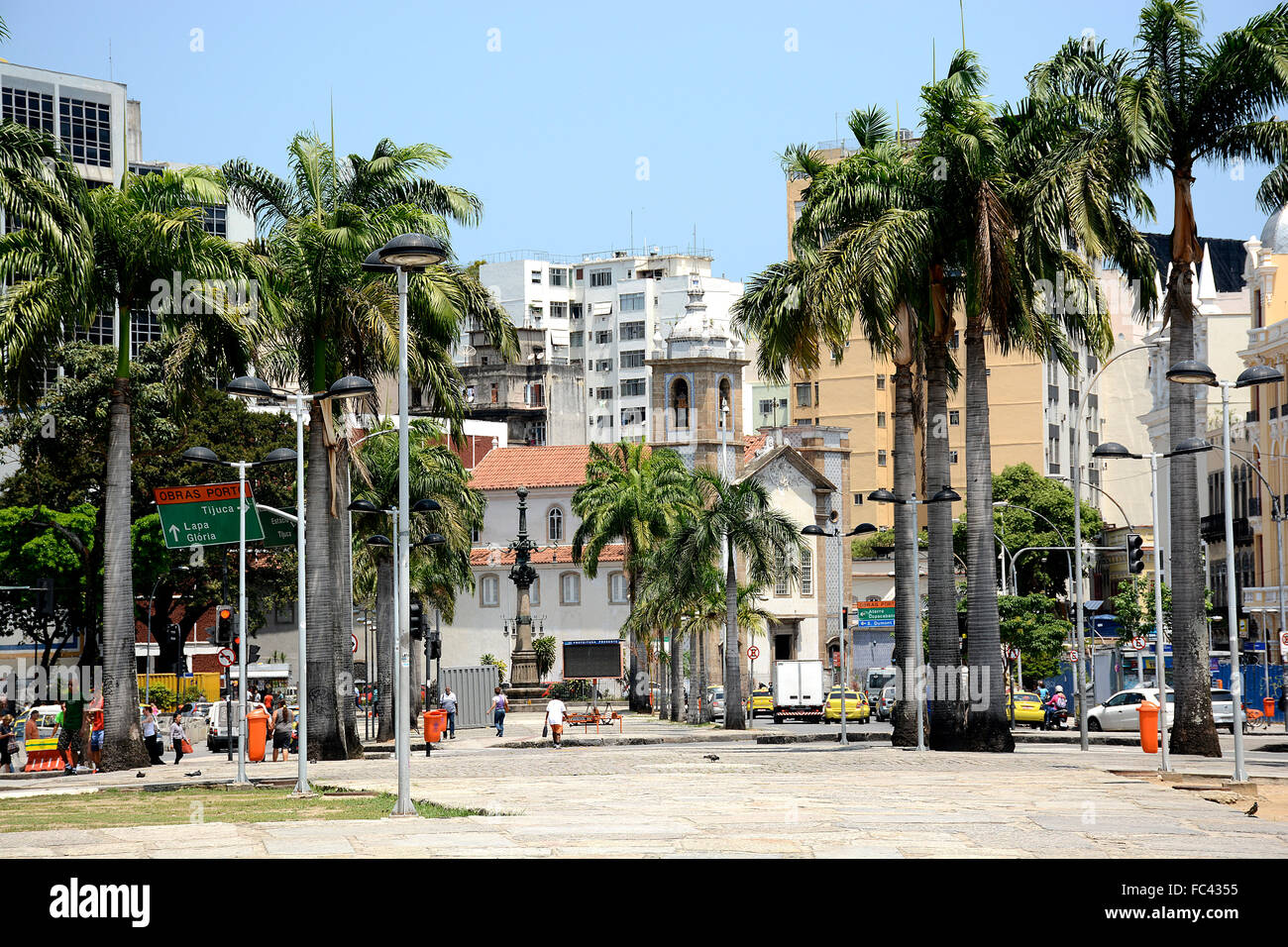 Place Cardeal Camara Rio de Janeiro Brésil Banque D'Images